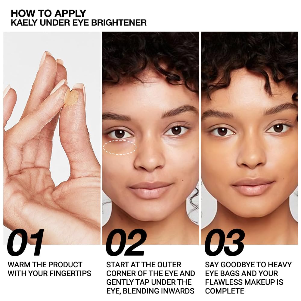 Foto 5 | Iluminador Para Debajo De Los Ojos Kaely Conceal Dark Circles 02 Warm Nude - Venta Internacional.