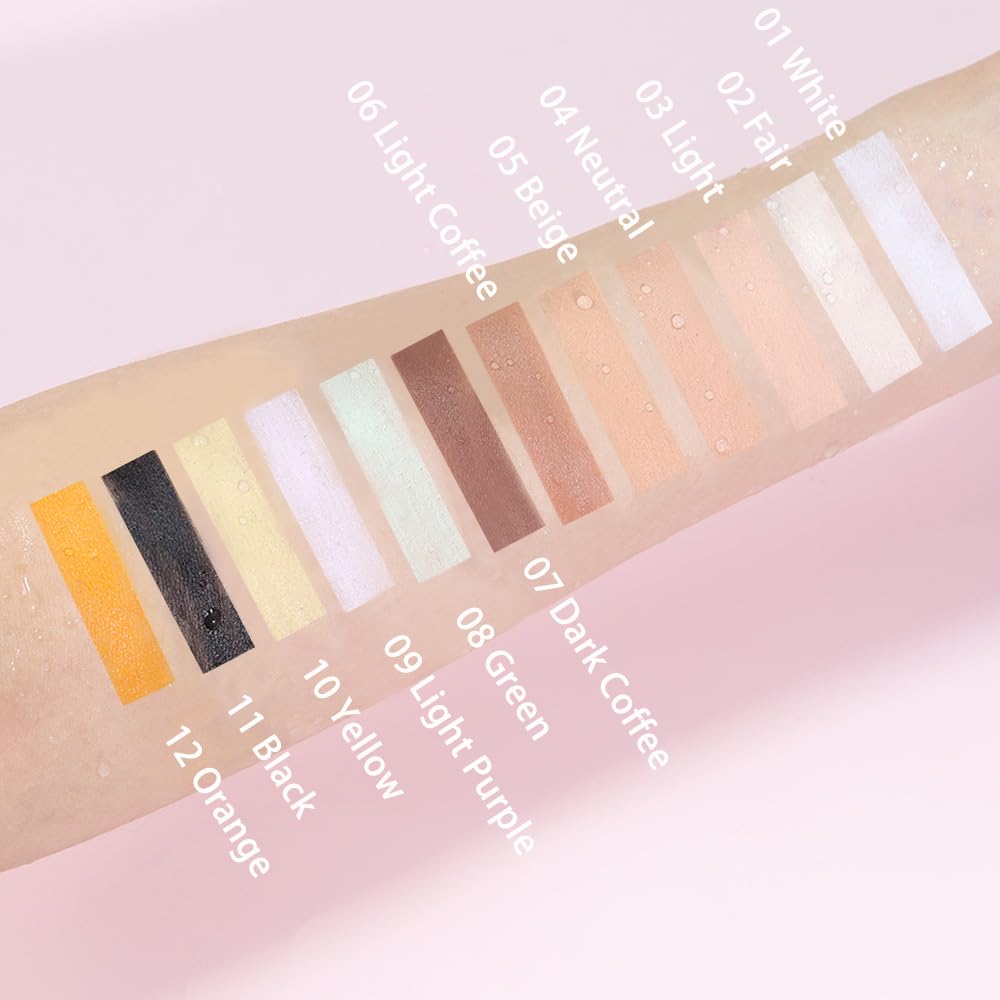 Foto 5 | Paleta Correctora De Color Kaely, 12 Colores, Cobertura Total - Venta Internacional.