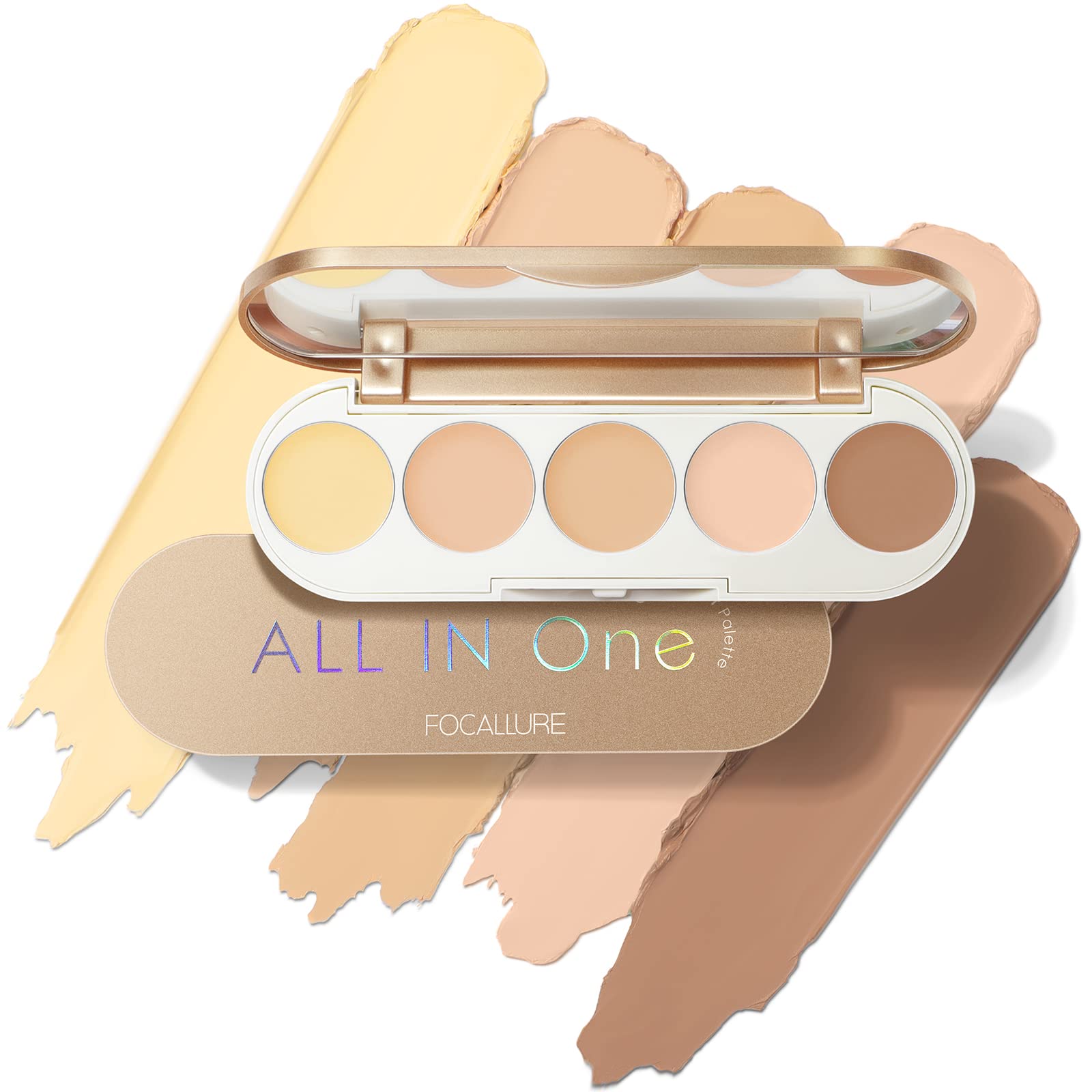 Foto 1 | Paleta Correctora Focallure #goldenage 5 En 1 Multiusos Ne01 - Venta Internacional.