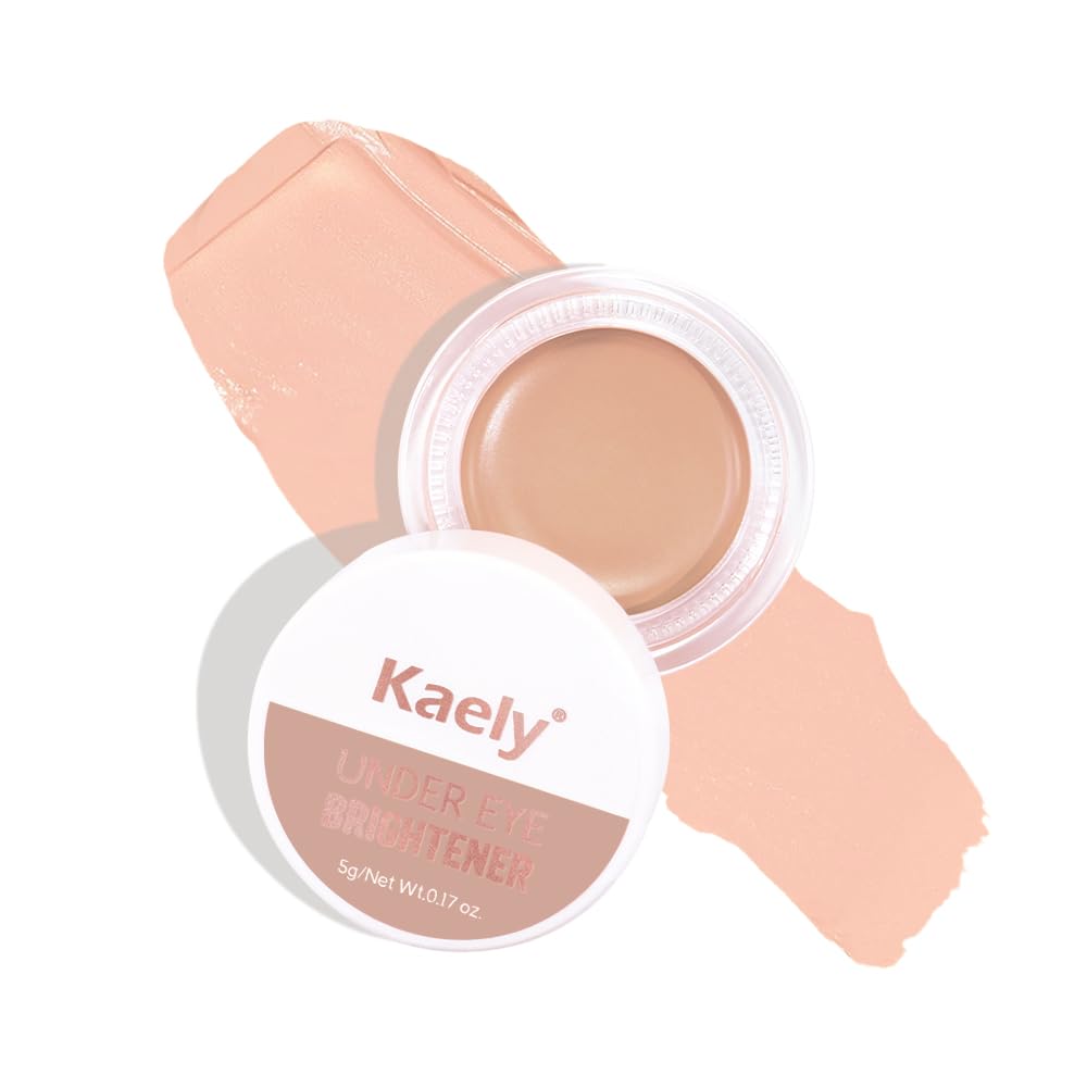 Iluminador De Contorno De Ojos Kaely 05, Rosa Nude, Impermeable, Vegano - Venta Internacional.