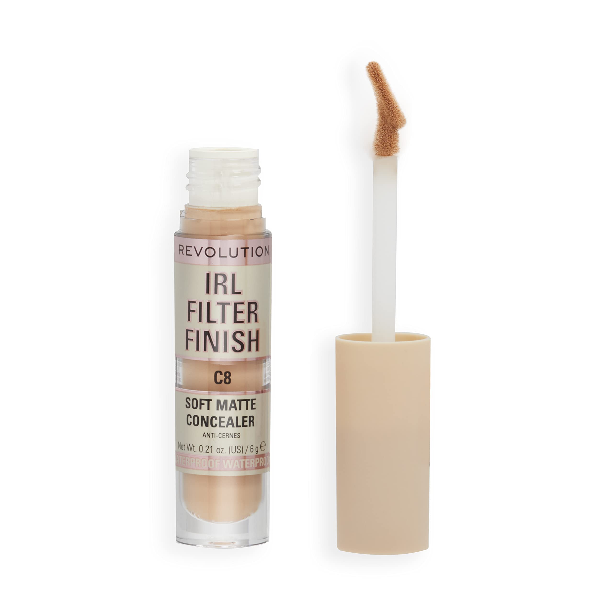 Foto 2 pulgar | Corrector Makeup Revolution Irl Filter Finish C8, 6 Ml, Vegano - Venta Internacional.