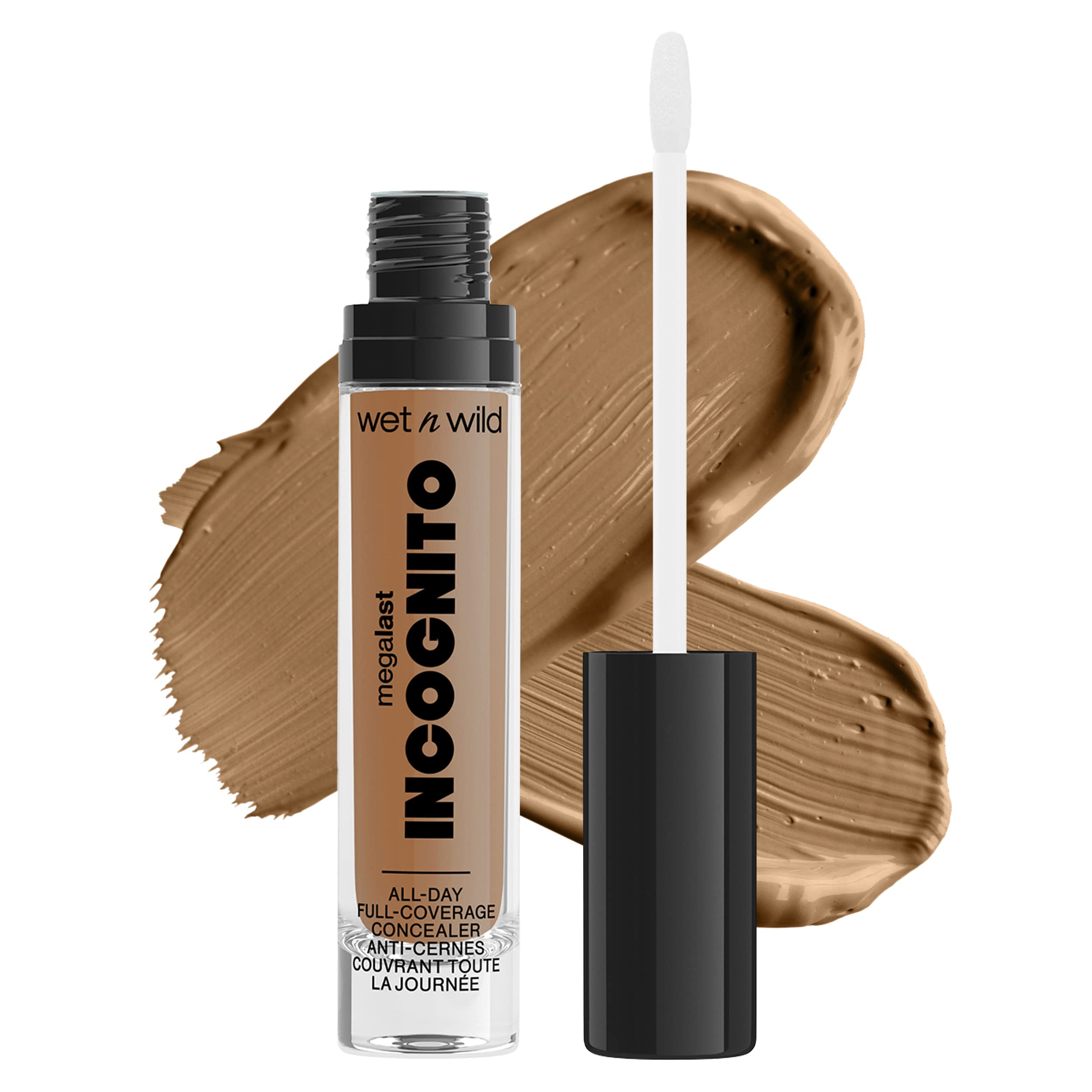 Foto 2 pulgar | Corrector Wet N Wild Mega Last Incognito, Cobertura Total, Bronceado Profundo - Venta Internacional.