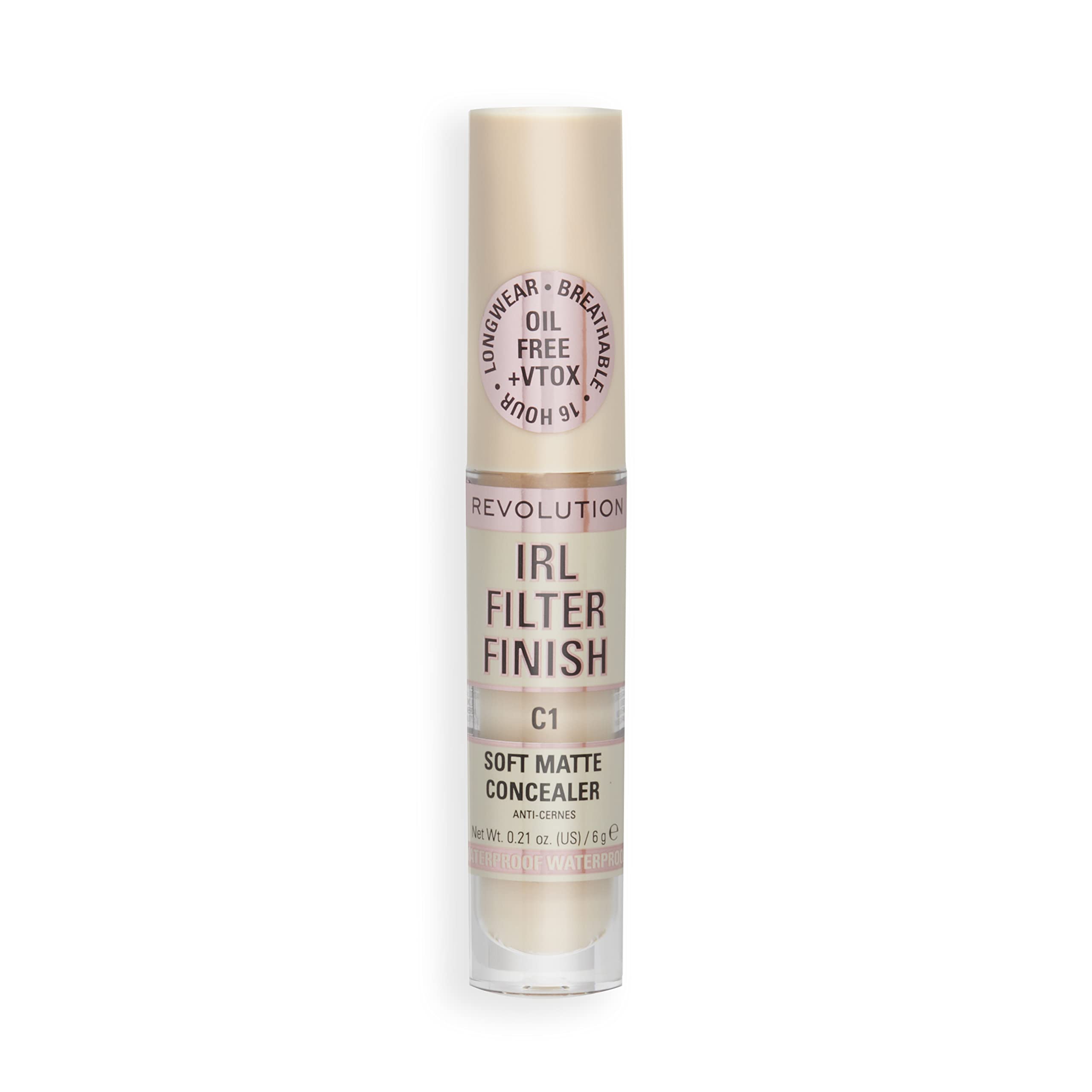 Foto 8 pulgar | Corrector Makeup Revolution Irl Filter Finish C1, 6 Ml, Vegano - Venta Internacional.