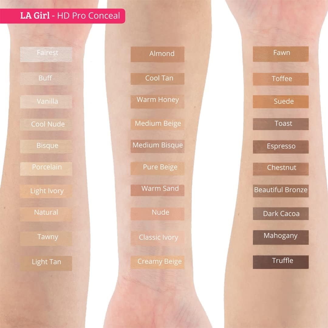 Foto 8 pulgar | Corrector L.a. Girl Hd Pro Conceal Vanilla, 8 Ml - Venta Internacional.
