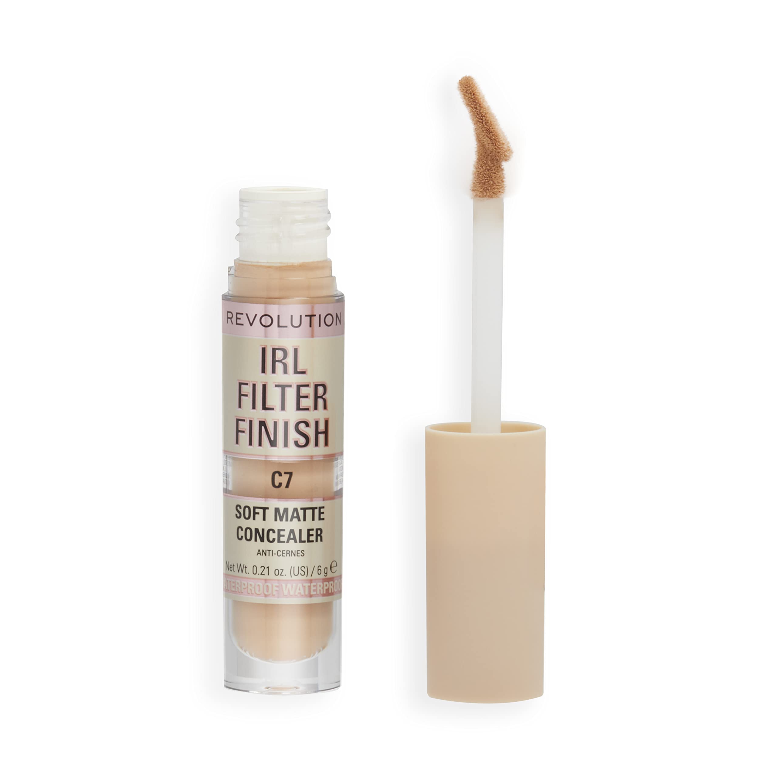 Foto 2 pulgar | Filtro Corrector Makeup Revolution Irl C7, Cobertura Total, 6 Ml - Venta Internacional.