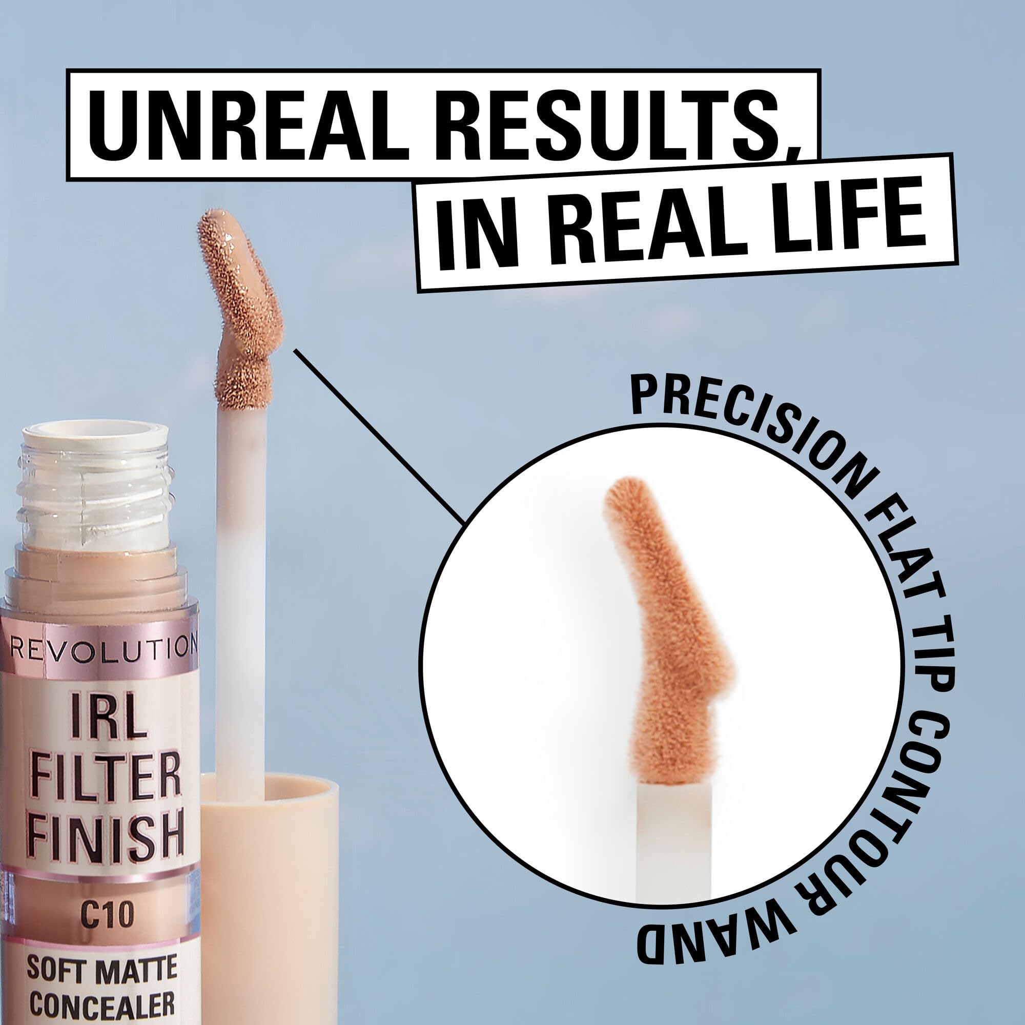 Foto 6 pulgar | Filtro Corrector Makeup Revolution Irl C7, Cobertura Total, 6 Ml - Venta Internacional.