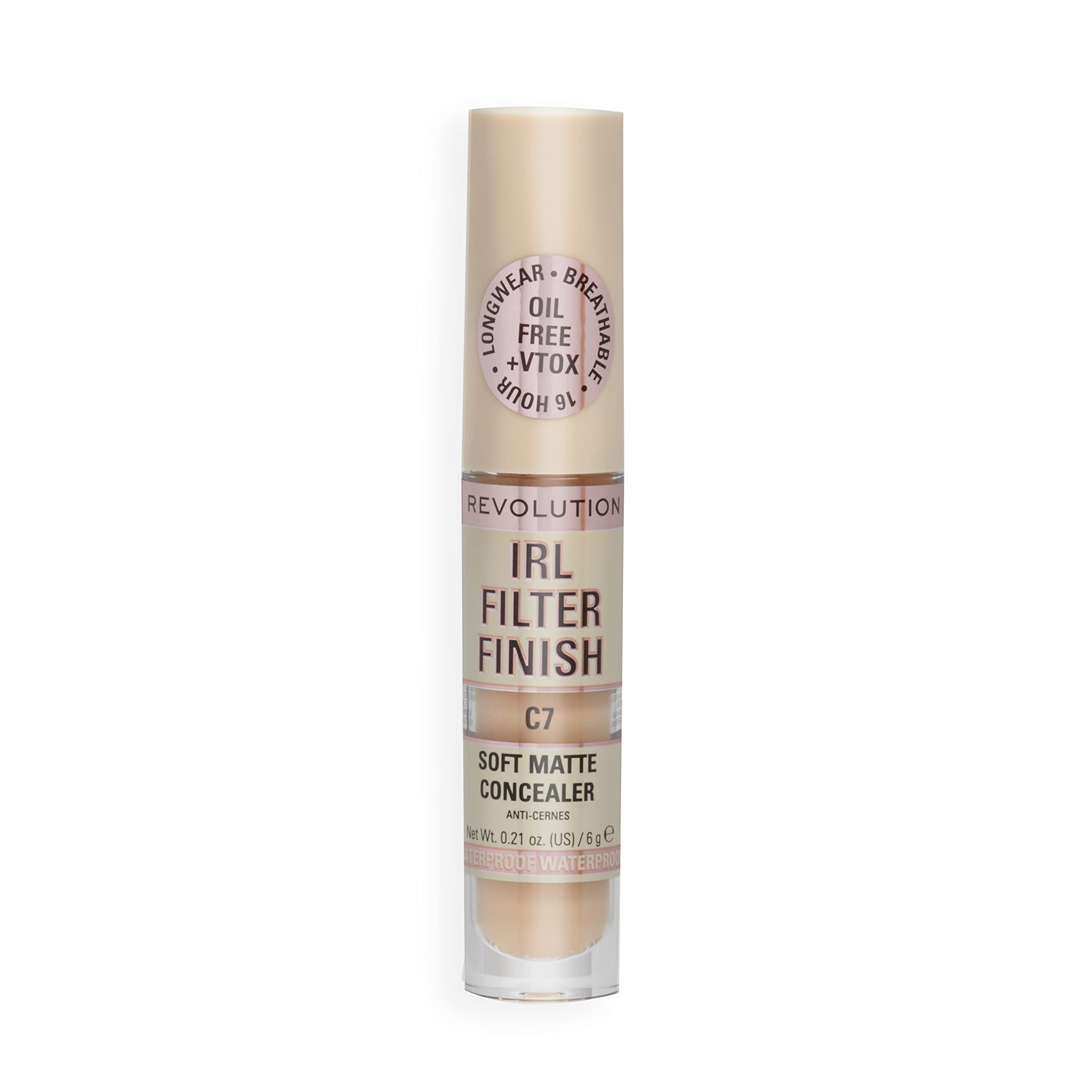 Foto 8 pulgar | Filtro Corrector Makeup Revolution Irl C7, Cobertura Total, 6 Ml - Venta Internacional.