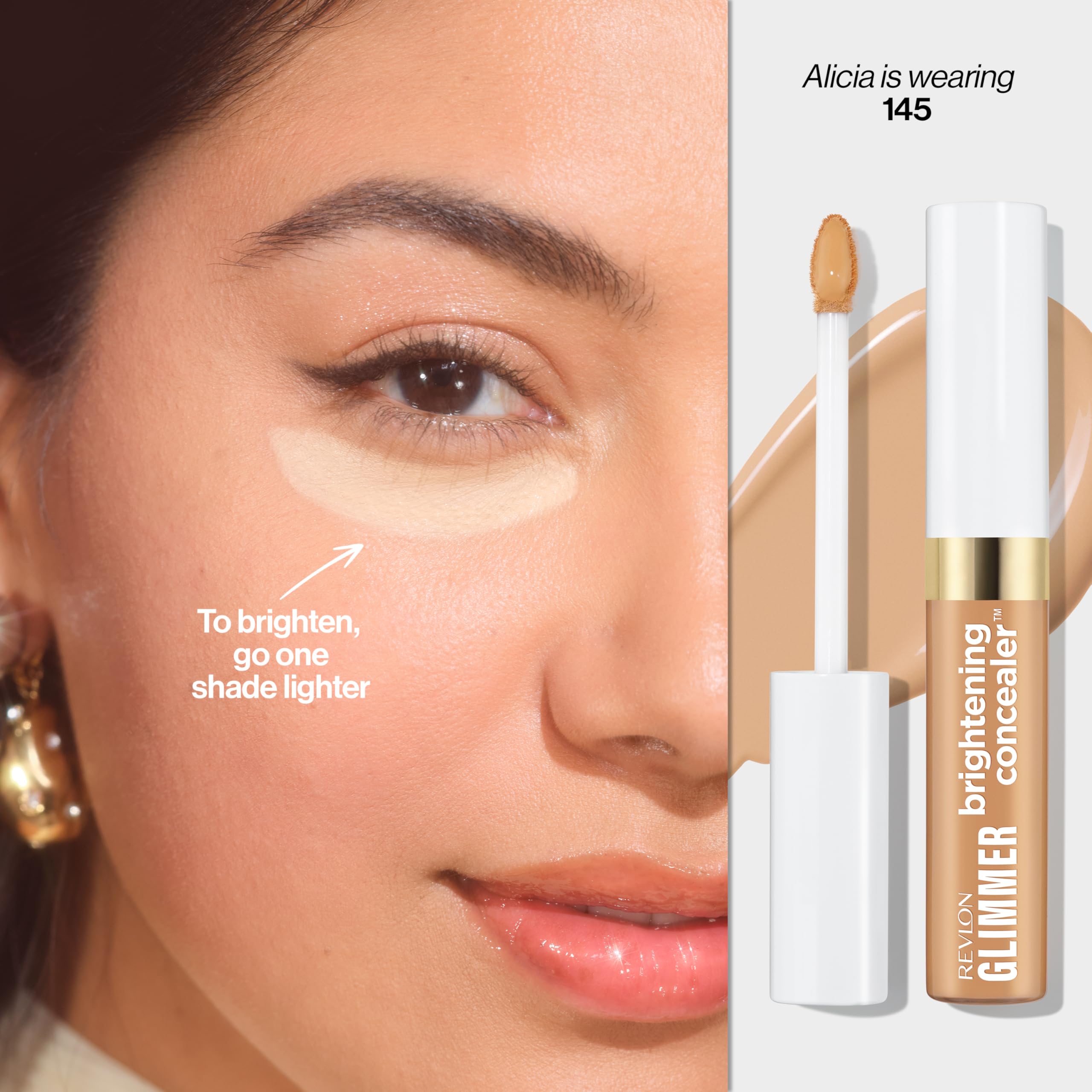 Foto 2 | Corrector Revlon Glimmer Brightening, 8,5 Ml, Con Cafeína Y Vitamina C - Venta Internacional.