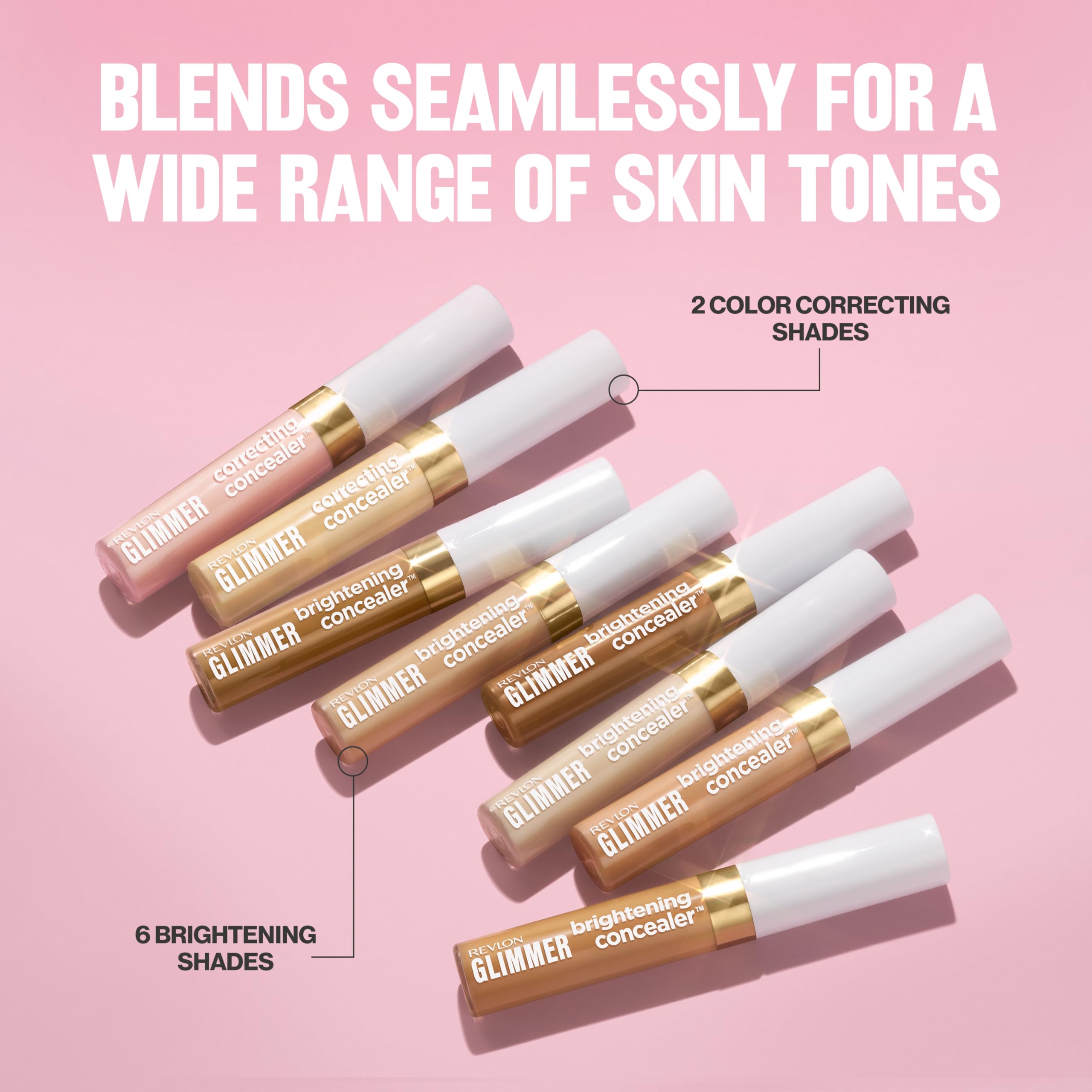 Foto 7 | Corrector Revlon Glimmer Correcting 105, 9 Ml, Con Cafeína Y Vitamina C - Venta Internacional.