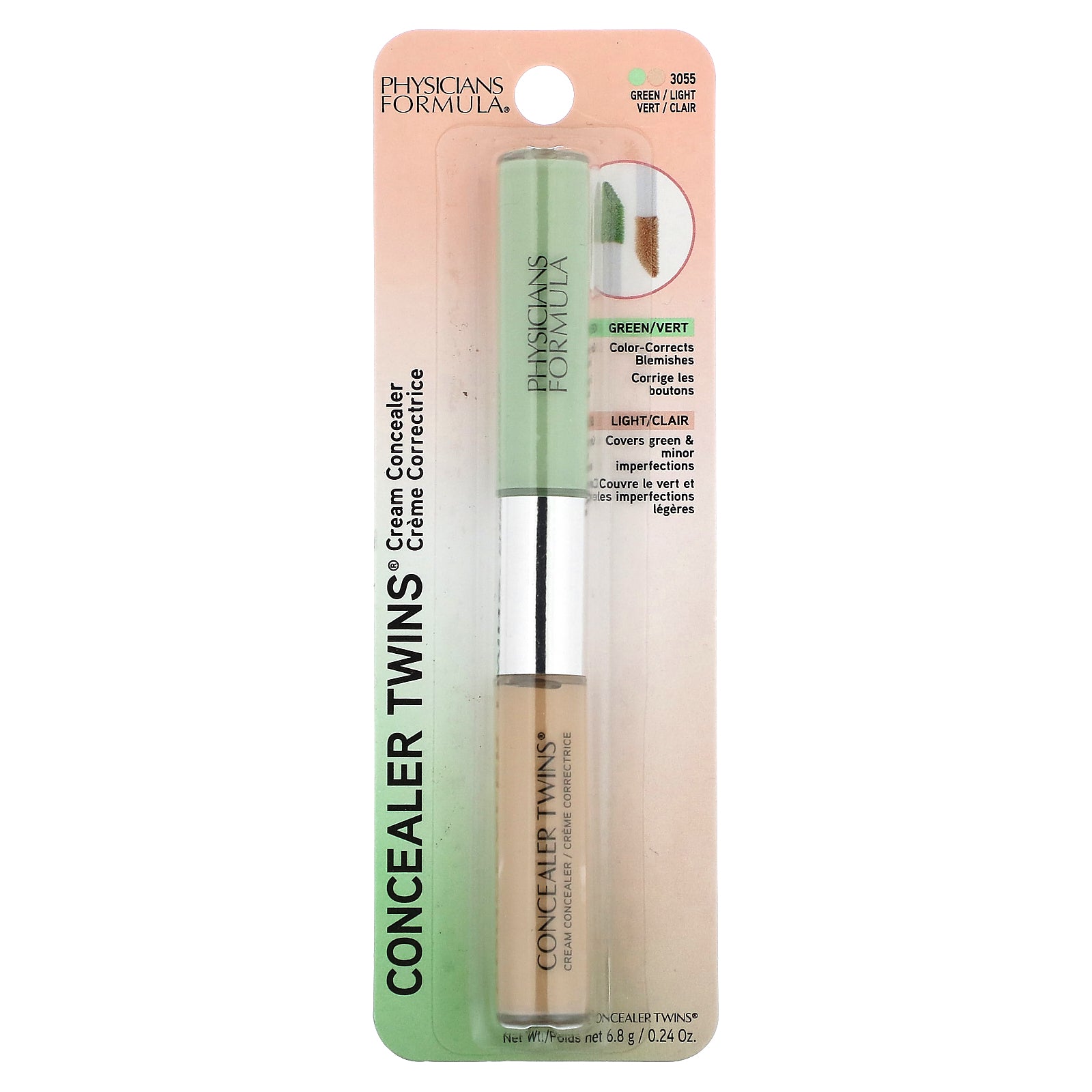 Foto 3 pulgar | Concealer Physicians Formula Concealer Twins 3055 Verde/claro - Venta Internacional.