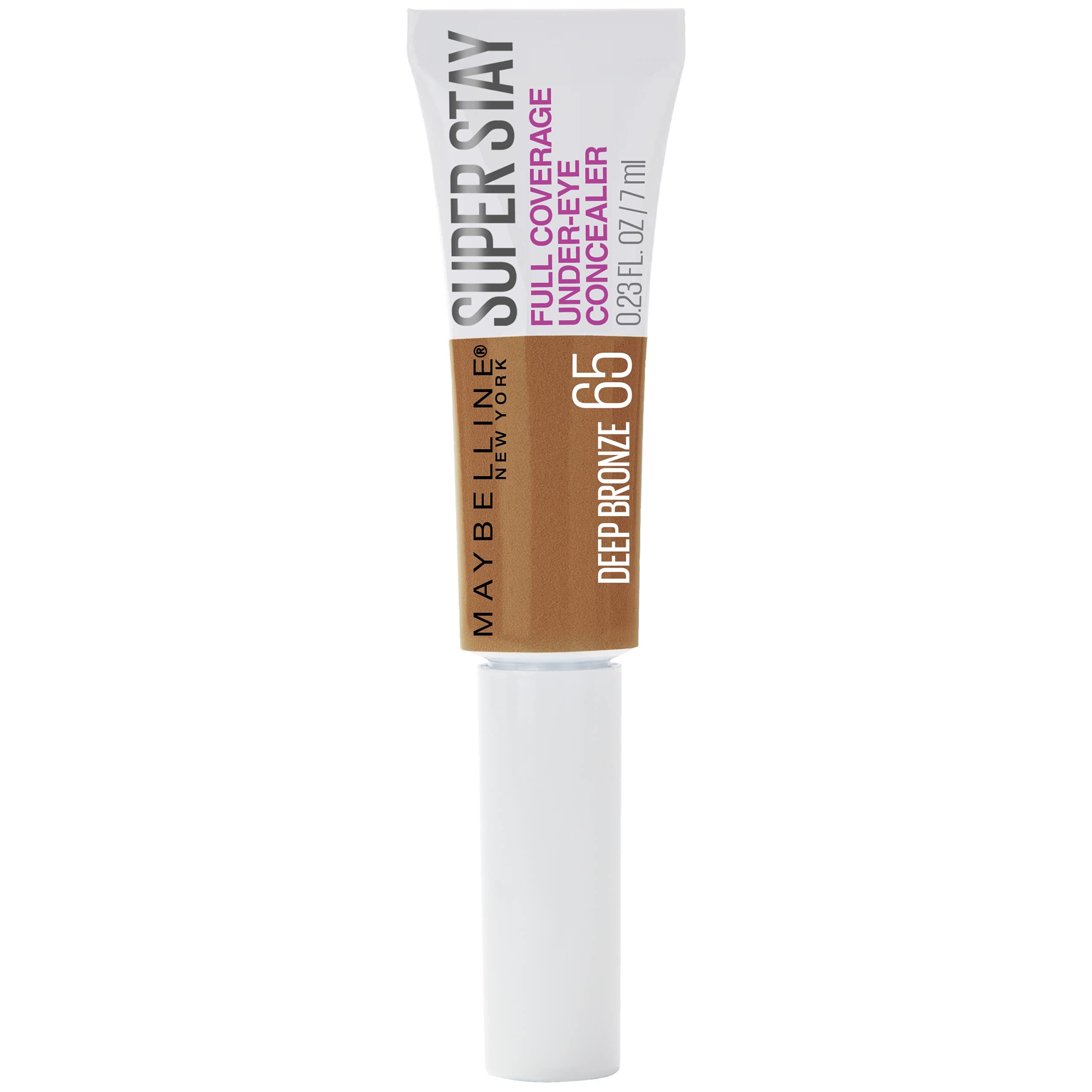 Corrector Maybelline New York Super Stay Full Coverage 65 Deep Bronze - Venta Internacional.