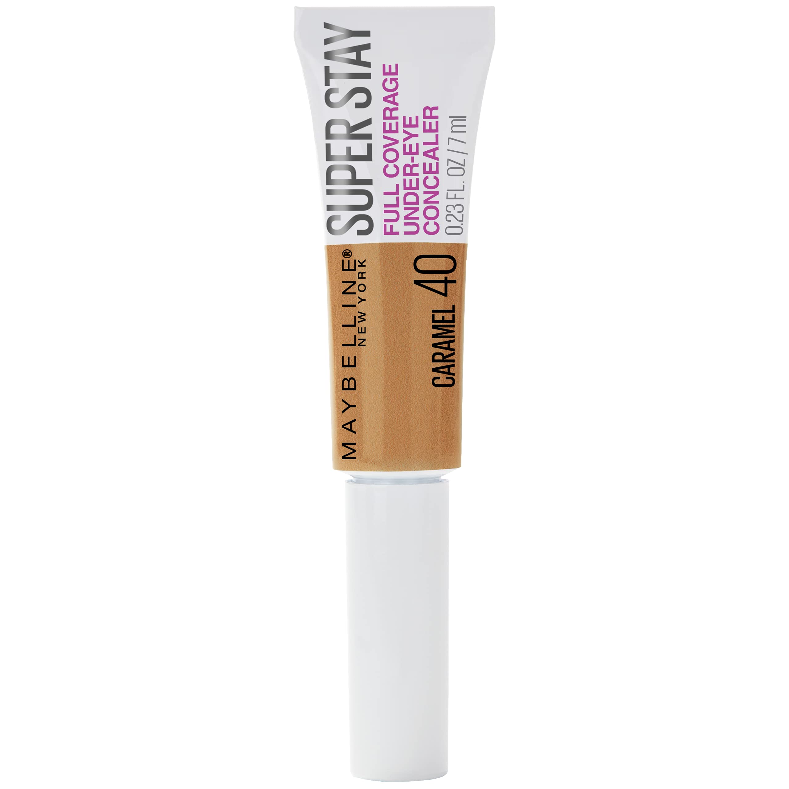 Corrector Maybelline New York Super Stay Full Coverage Caramel - Venta Internacional.