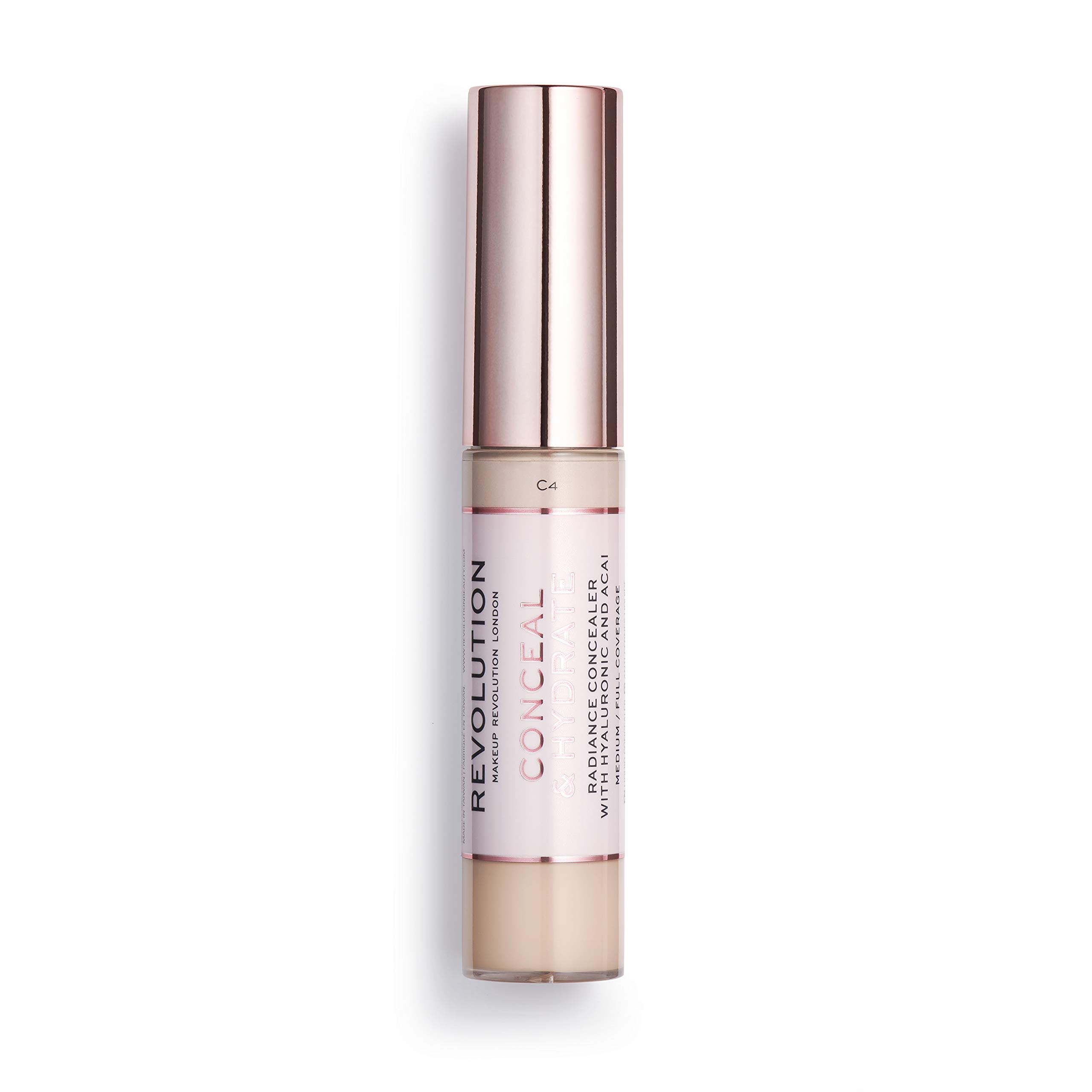 Corrector Makeup Revolution Conceal & Hydrate C4  13 Ml  Vegano - Venta Internacional.
