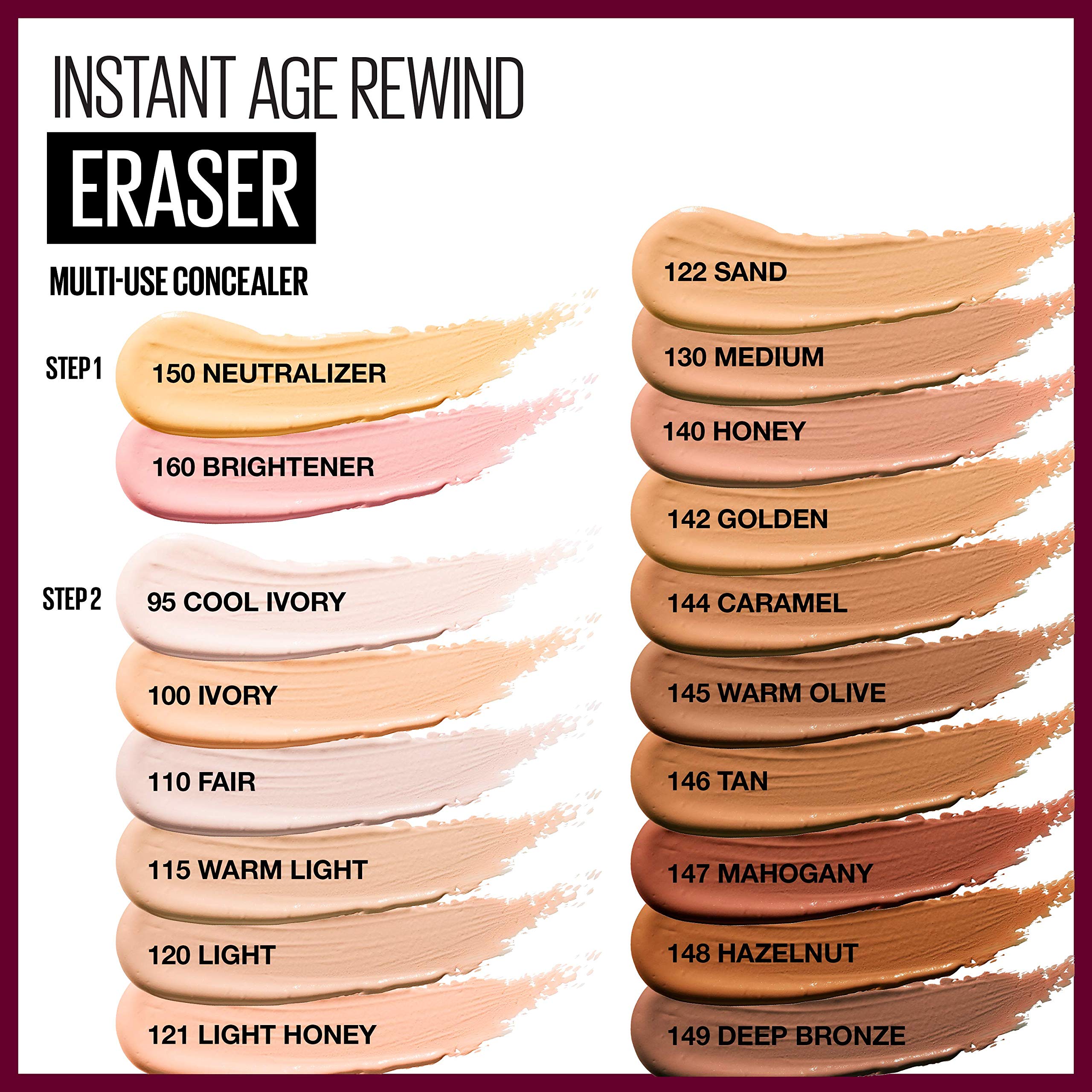 Foto 7 pulgar | Corrector Maybelline Instant Age Rewind  Goma De Borrar  Caoba  6 Ml  2 Unidades - Venta Internacional.