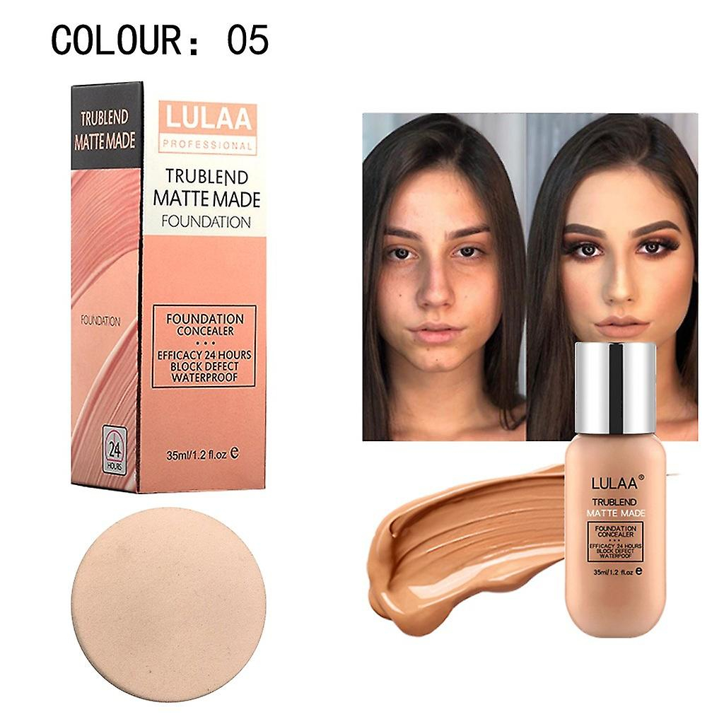 Foto 3 pulgar | Crema Base Correctora Huoguo  Mate De Larga Duración  35 Ml - Venta Internacional.