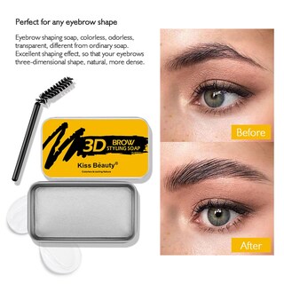 Foto 3 | Jabón Para Peinar Cejas Huoguo Transparente De Larga Duración - Venta Internacional.