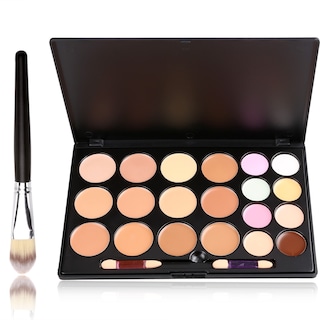 Foto 1 | Paleta De Correctores De Maquillaje Genérica 20 Colores Con Brocha Para Polvos - Venta Internacional.