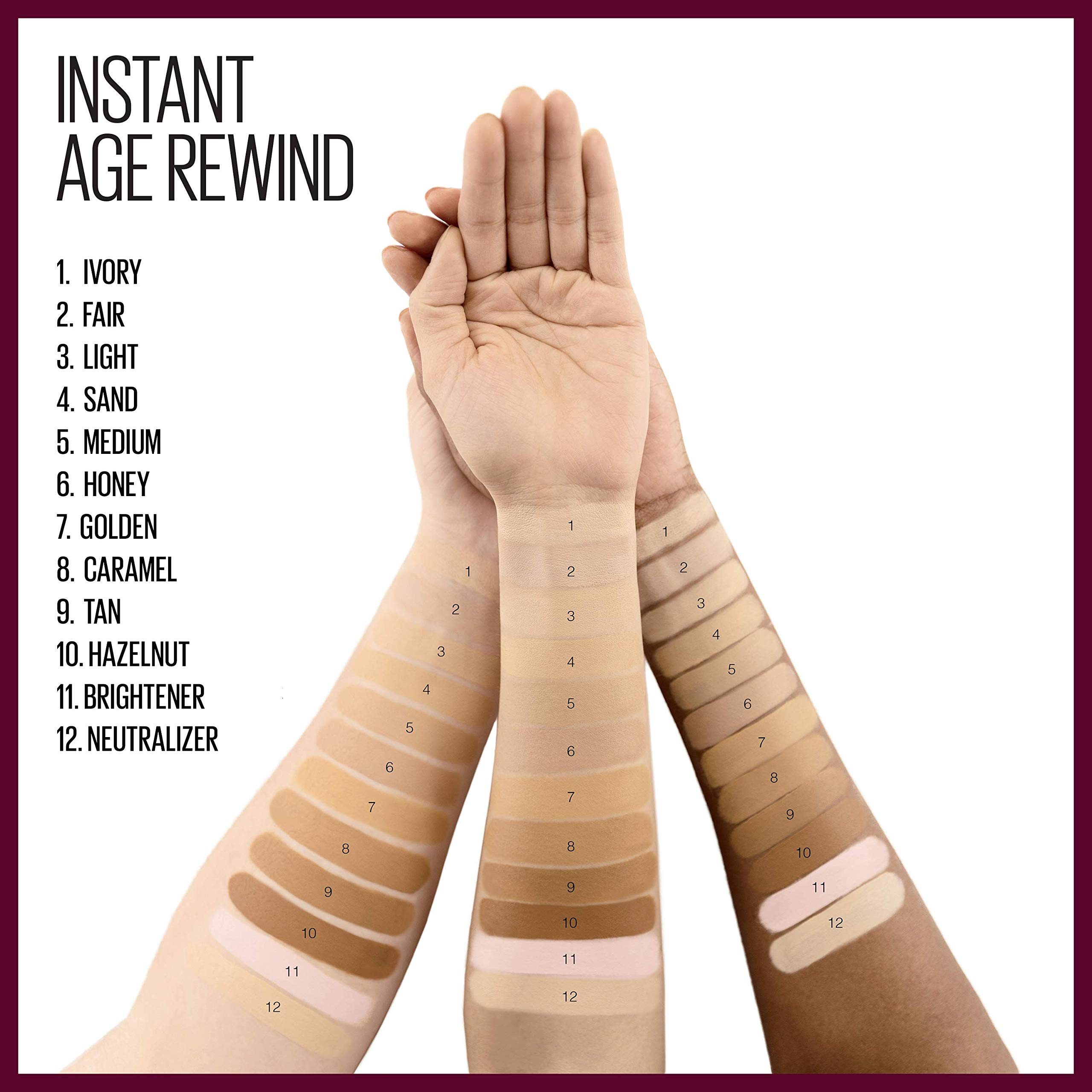 Foto 8 pulgar | Corrector Maybelline Instant Age Rewind Para Ojeras - Venta Internacional.