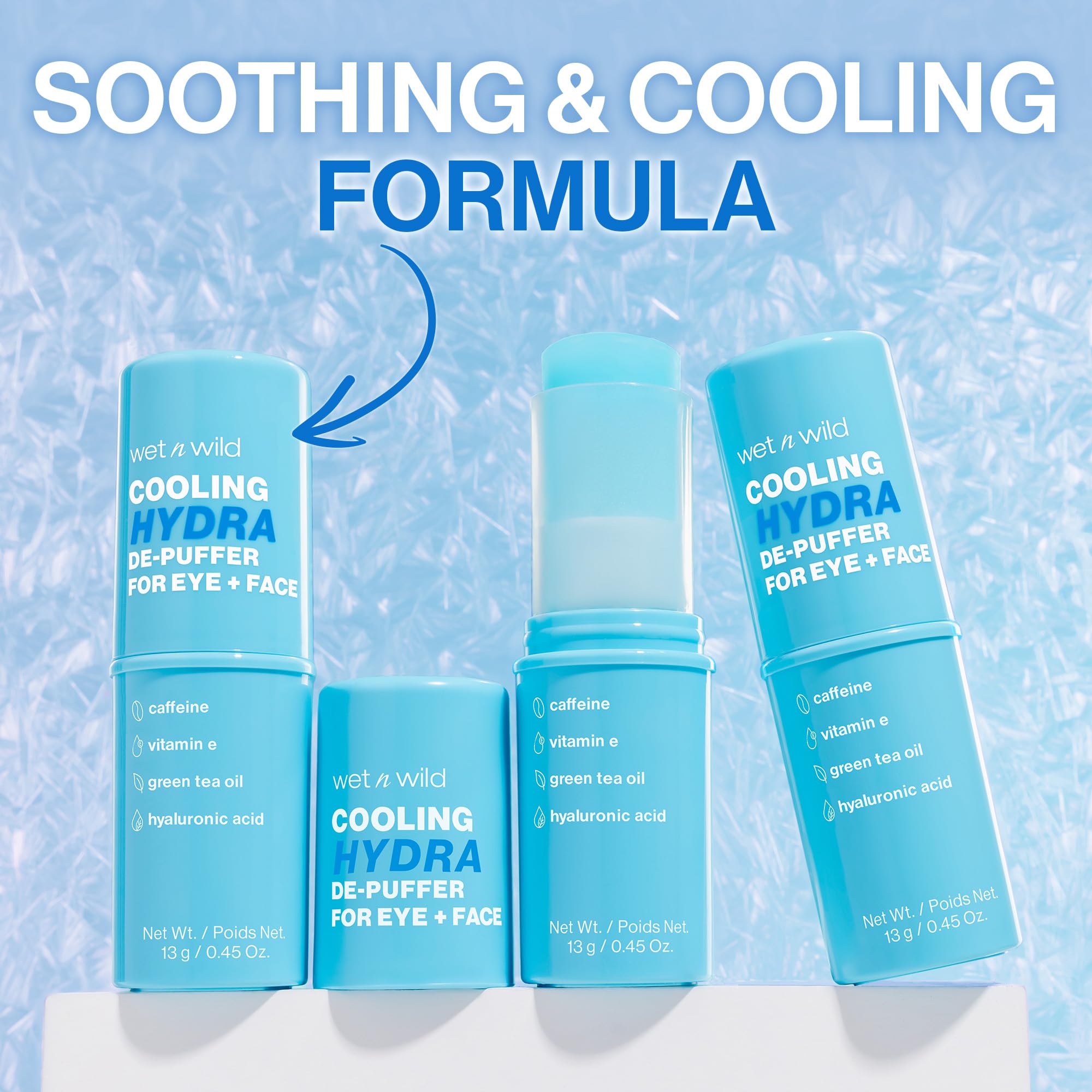 Foto 3 pulgar | Cooling Hydra De-puffer Wet n Wild para Ojos y Rostro - Venta Internacional
