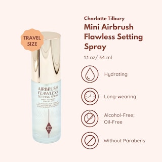 Foto 2 | Aerosol Fijador Charlotte Tilbury Airbrush Flawless, 34 Ml, Rojo - Venta Internacional.