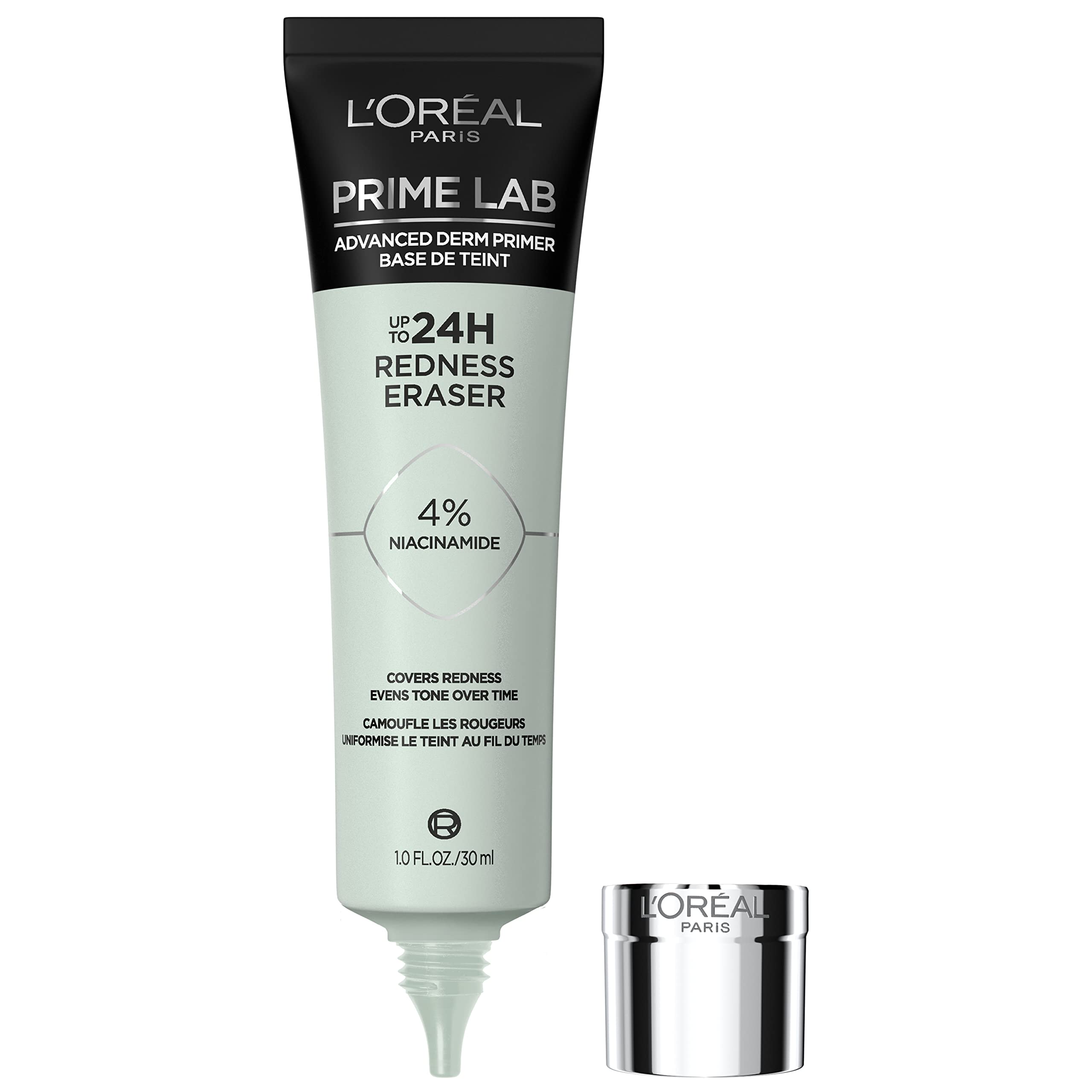 Primer Facial L'oreal Paris Prime Lab, Goma De Borrar Para Enrojecimiento, 30 Ml - Venta Internacional.