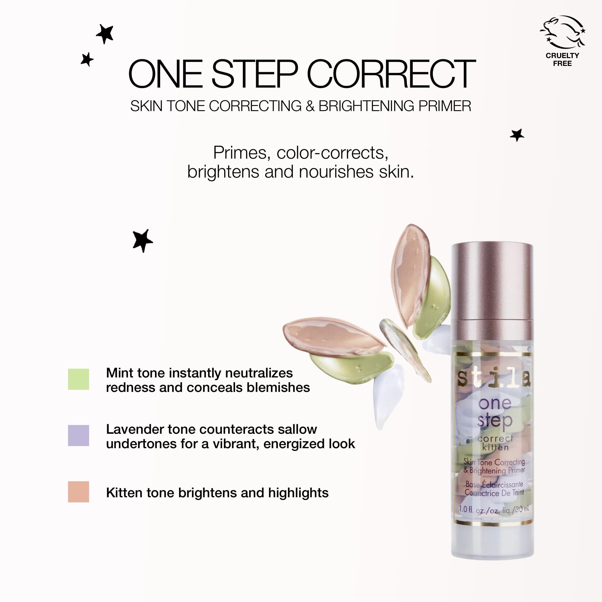 Foto 3 | Sérum Facial Primer Stila One Step, Corrector De Color, 30 Ml - Venta Internacional.