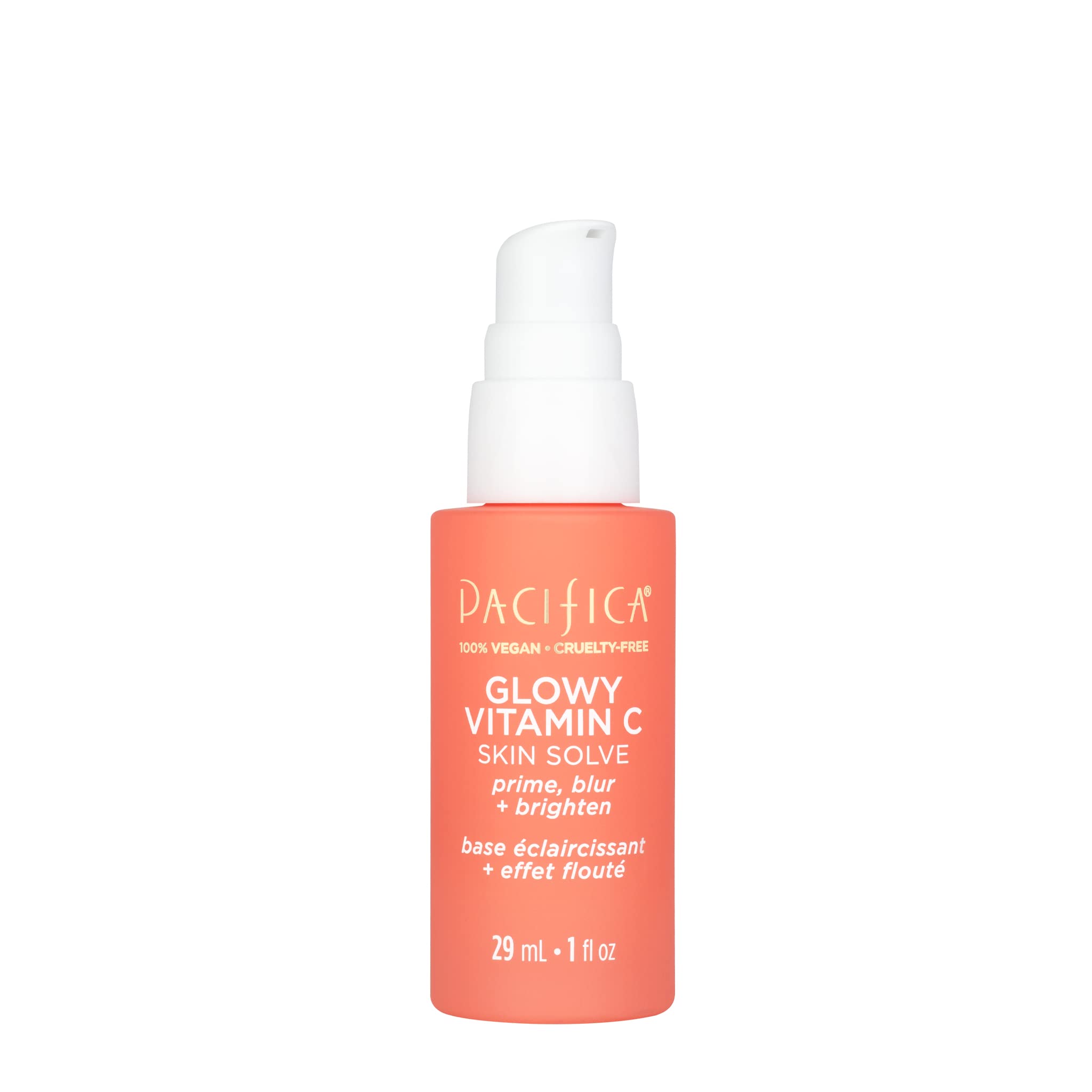 Prebase De Maquillaje Pacifica Beauty Glowy Vitamina C, 30 Ml, Vegana - Venta Internacional.