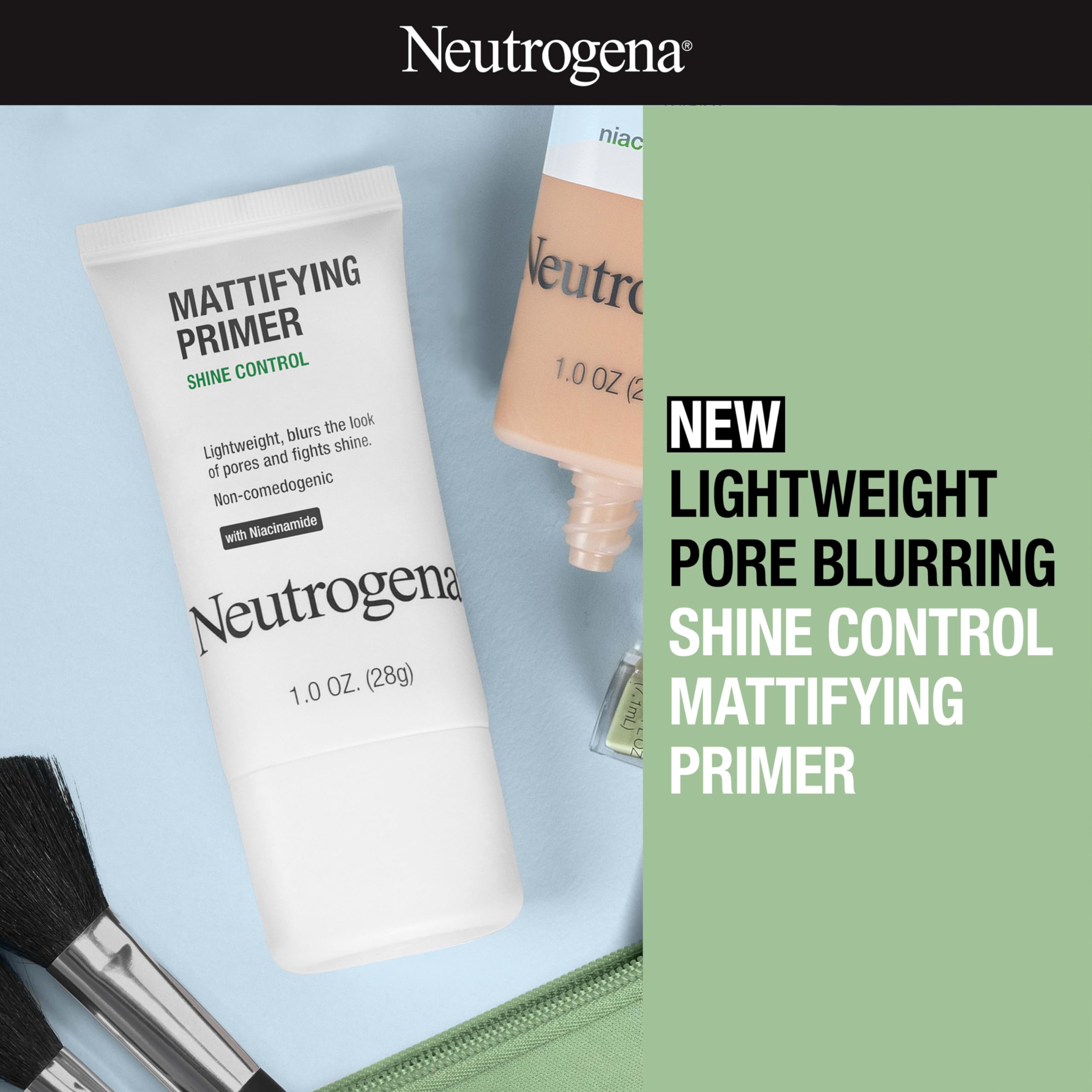 Foto 3 pulgar | Primer Neutrogena Matifying Con Shine Control, 30 Ml, Con Niacinamida - Venta Internacional.