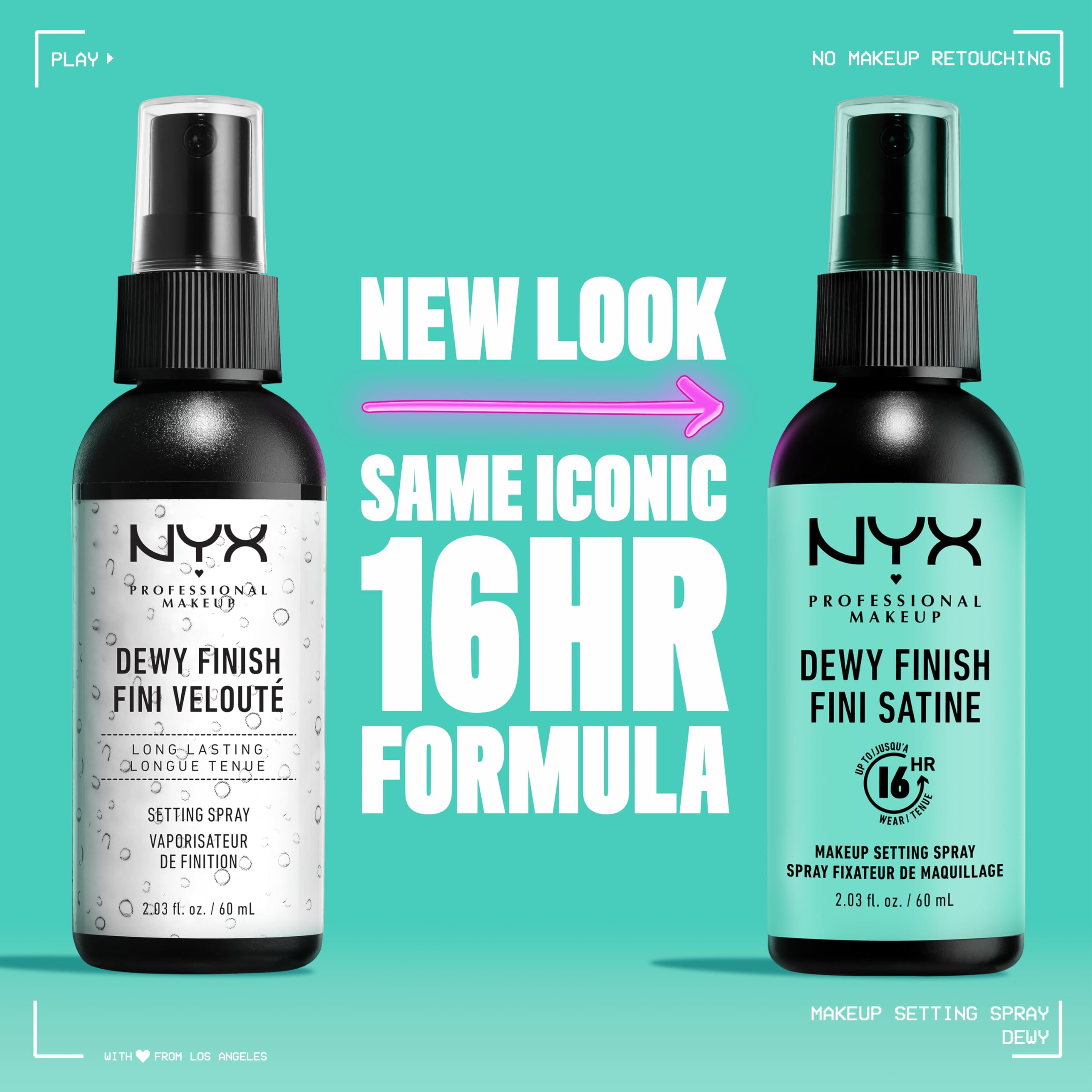 Foto 3 pulgar | Spray Fijador De Maquillaje Nyx Professional Makeup Dewy Finish - Venta Internacional.