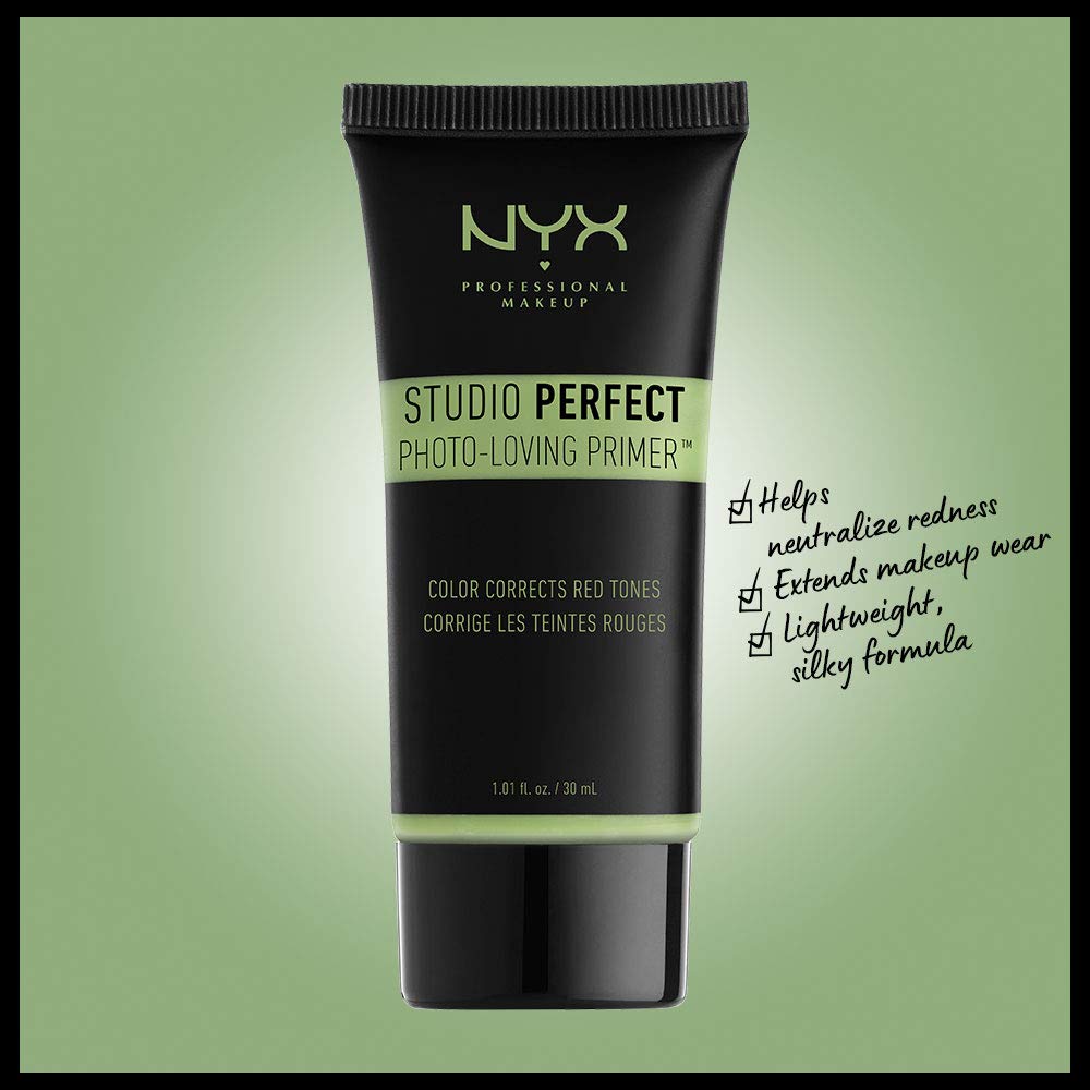 Foto 3 pulgar | Face Primer Nyx Professional Makeup Studio Perfect Green - Venta Internacional.