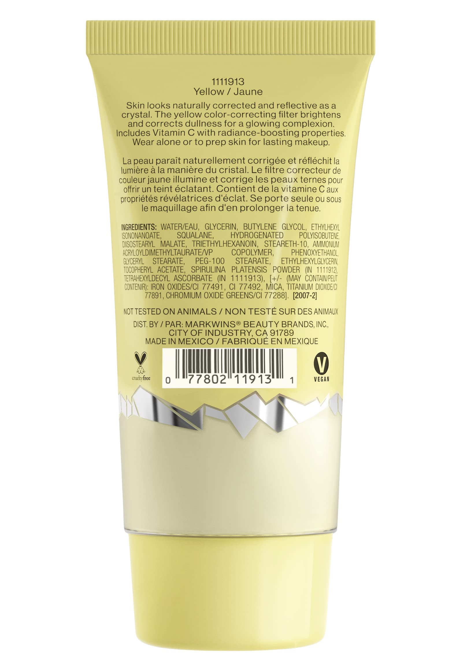 Foto 5 | Primer Wet N Wild Prime Focus Glass Skin Correct Yellow - Venta Internacional.