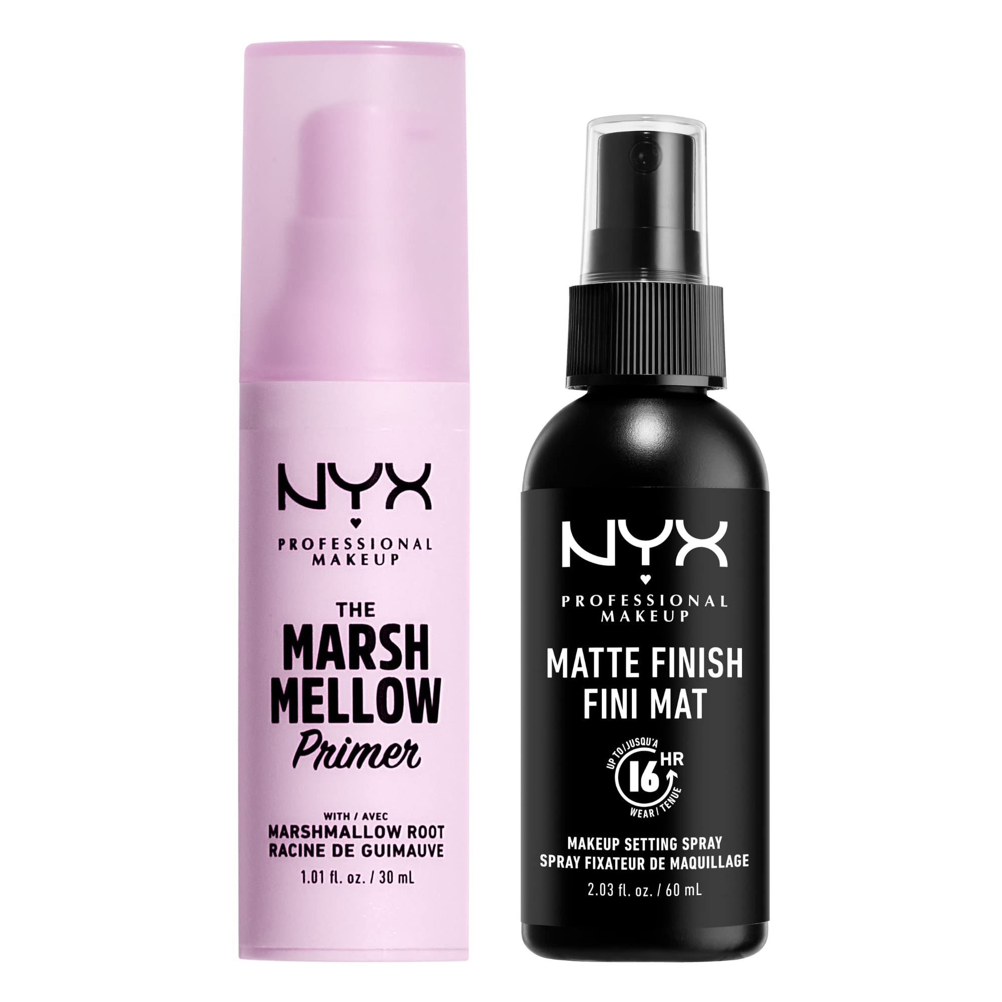 Foto 2 pulgar | Set De Maquillaje Nyx Professional Marshmellow Primer + Spray X2 - Venta Internacional.