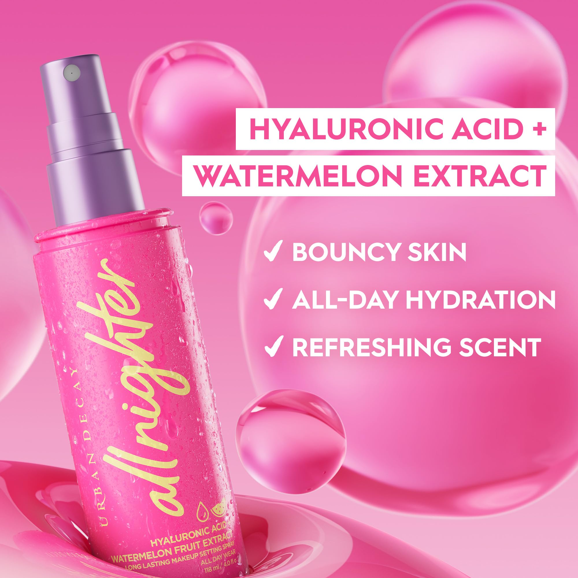 Foto 6 pulgar | Spray Fijador Urban Decay All Nighter con Ácido Hialurónico 120 ml - Venta Internacional