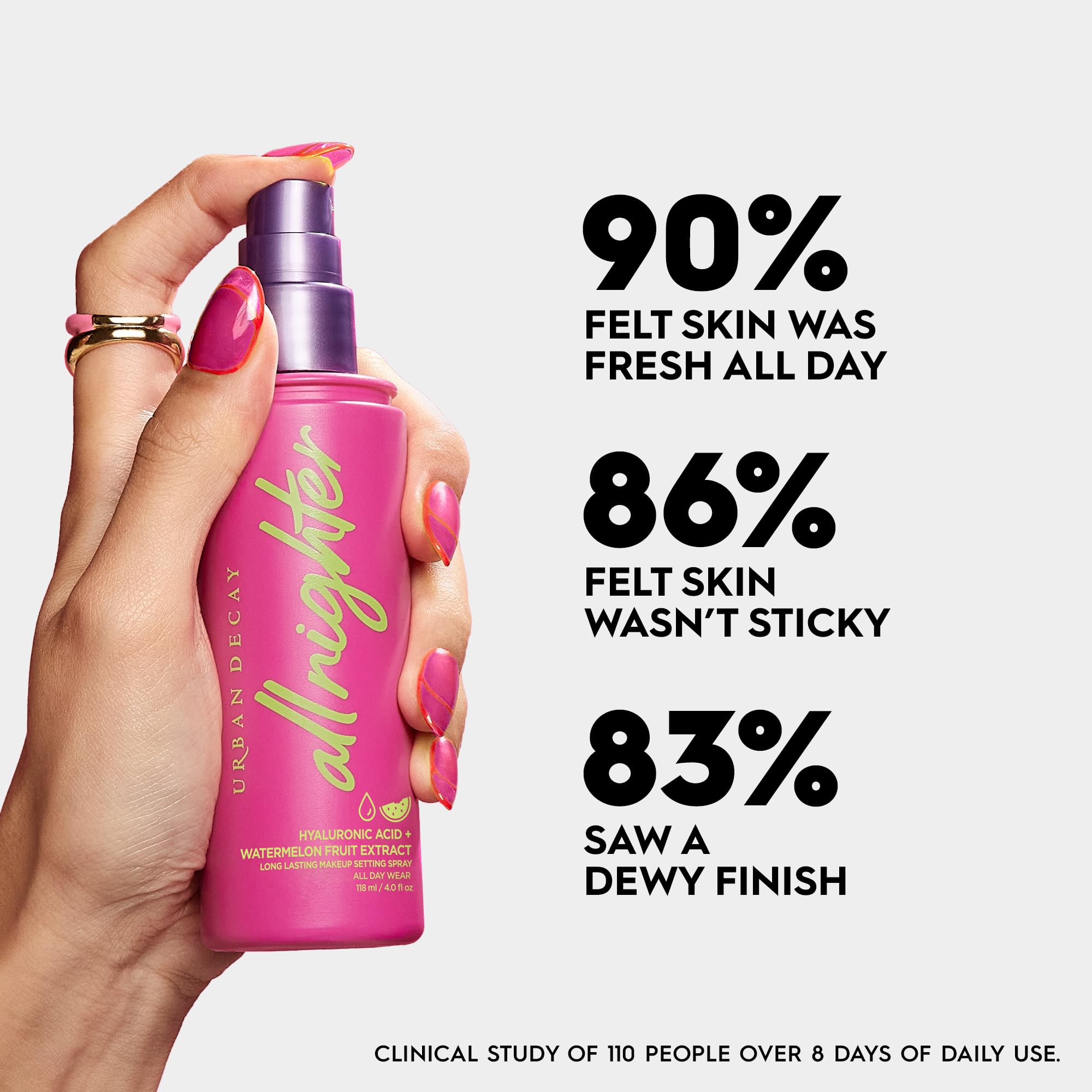 Foto 7 pulgar | Spray Fijador Urban Decay All Nighter con Ácido Hialurónico 120 ml - Venta Internacional