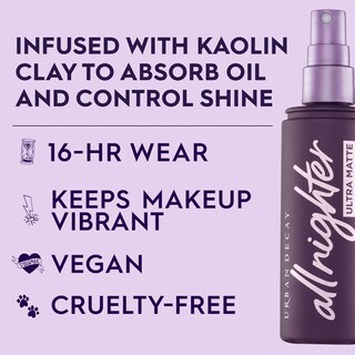 Foto 2 | Spray Fijador de Maquillaje Urban Decay All Nighter Ultra Matte 30 ml - Venta Internacional