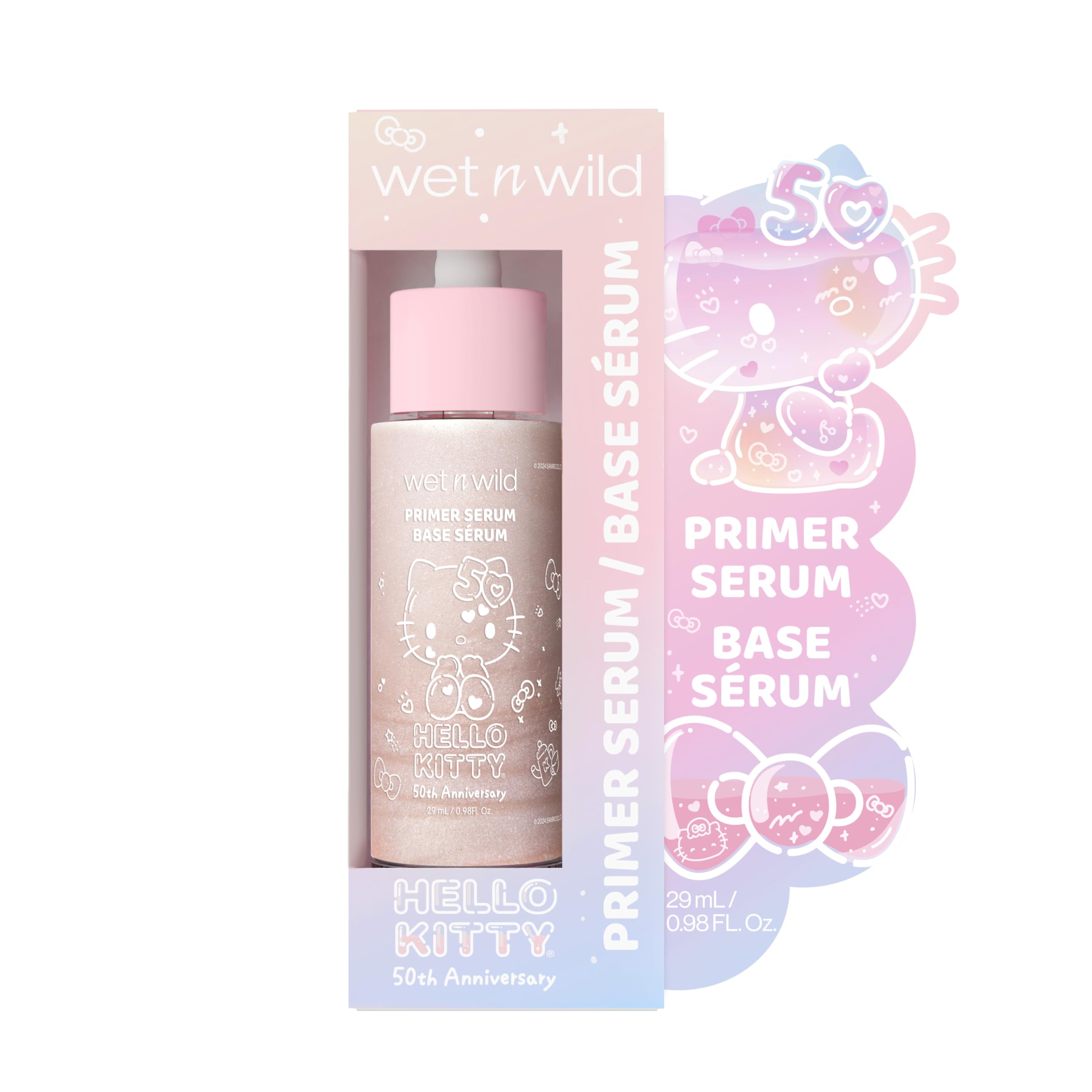 Foto 5 pulgar | Primer Serum Wet N Wild Hello Kitty Con Vitamina E Y Diamante - Venta Internacional.