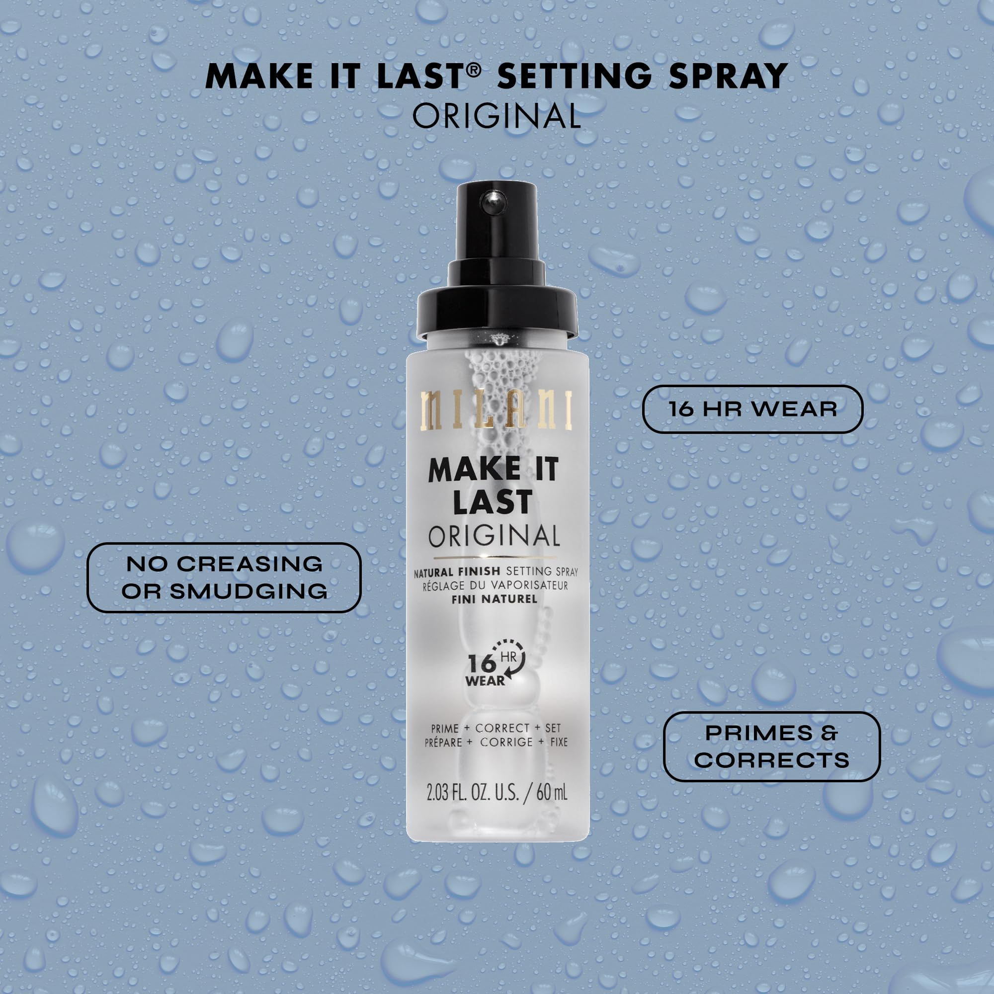 Foto 3 | Spray Fijador Milani Make It Last Original, Paquete De 2 - Venta Internacional.