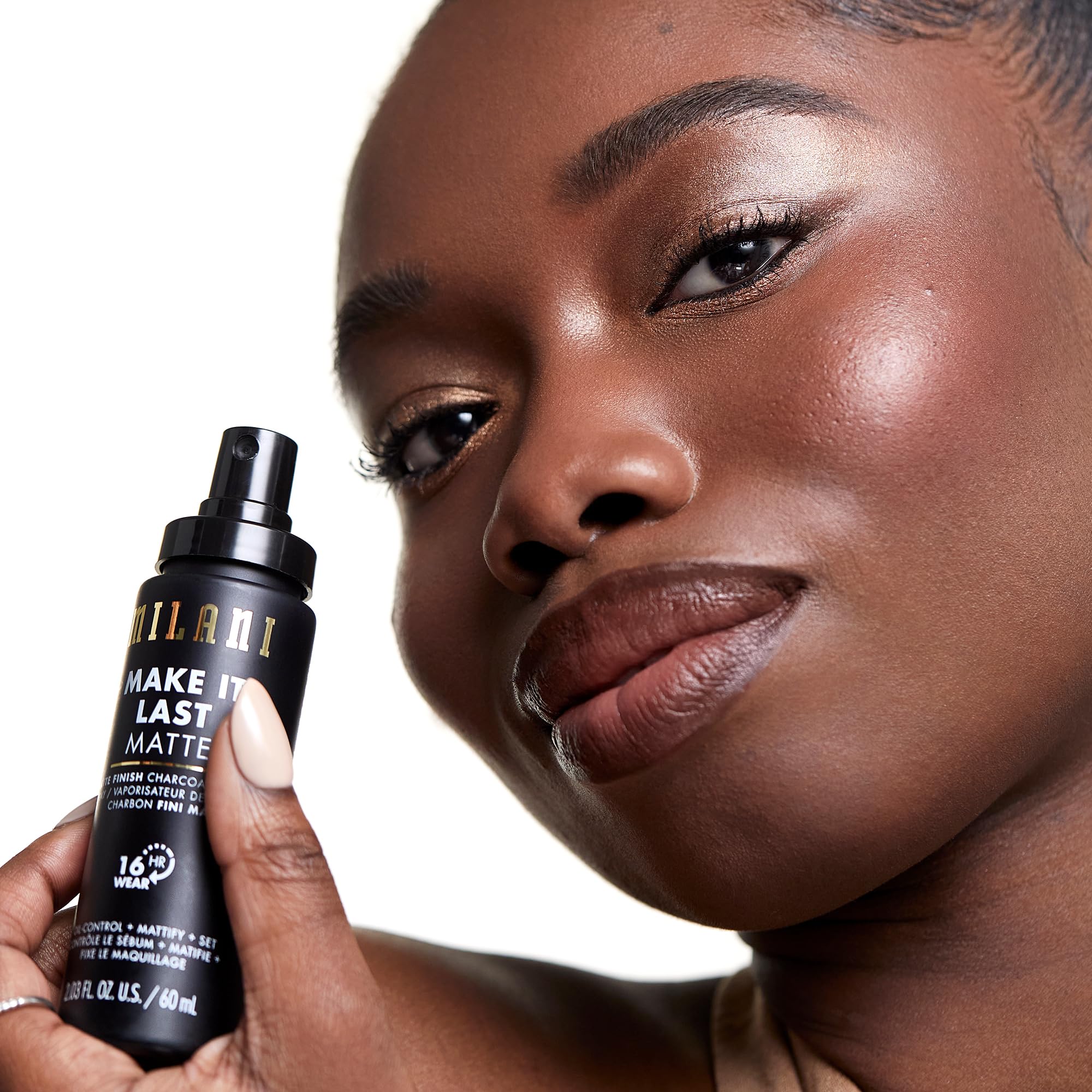Foto 3 | Spray Fijador Milani Make It Last Matte Charcoal, Paquete De 2 - Venta Internacional.