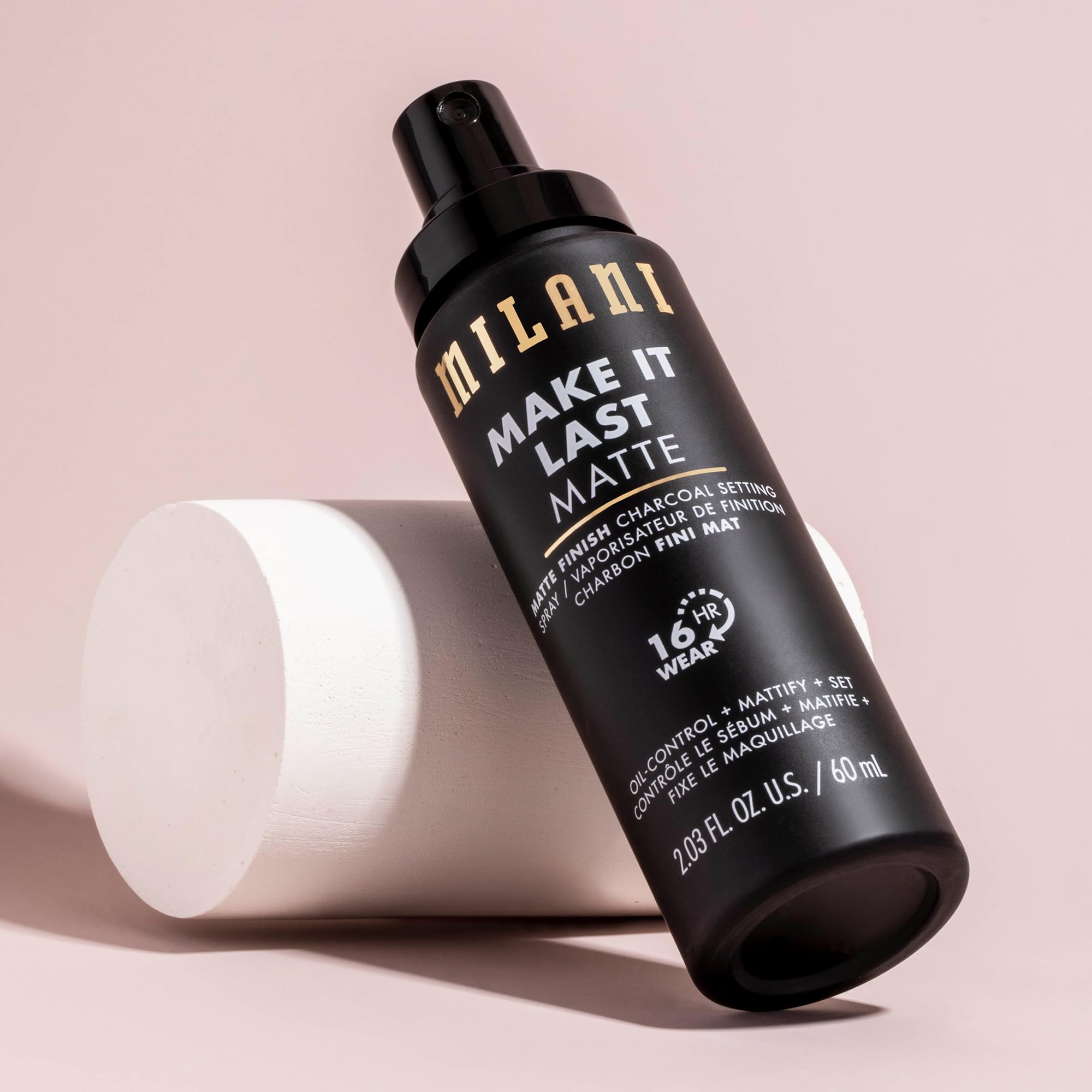 Foto 4 | Spray Fijador Milani Make It Last Matte Charcoal, Paquete De 2 - Venta Internacional.