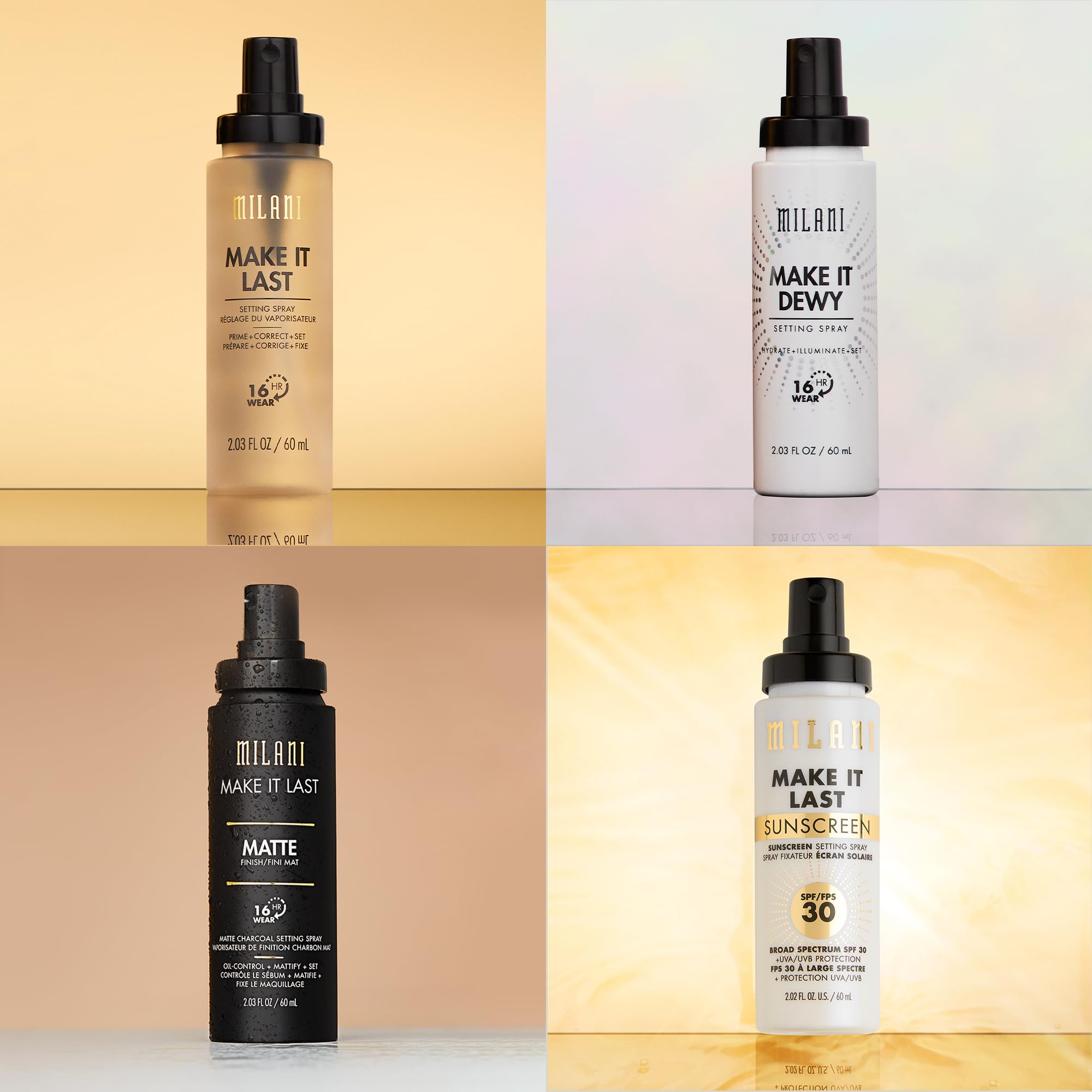 Foto 6 | Spray Fijador Milani Make It Last Dewy 3 En 1, Paquete De 2 - Venta Internacional.