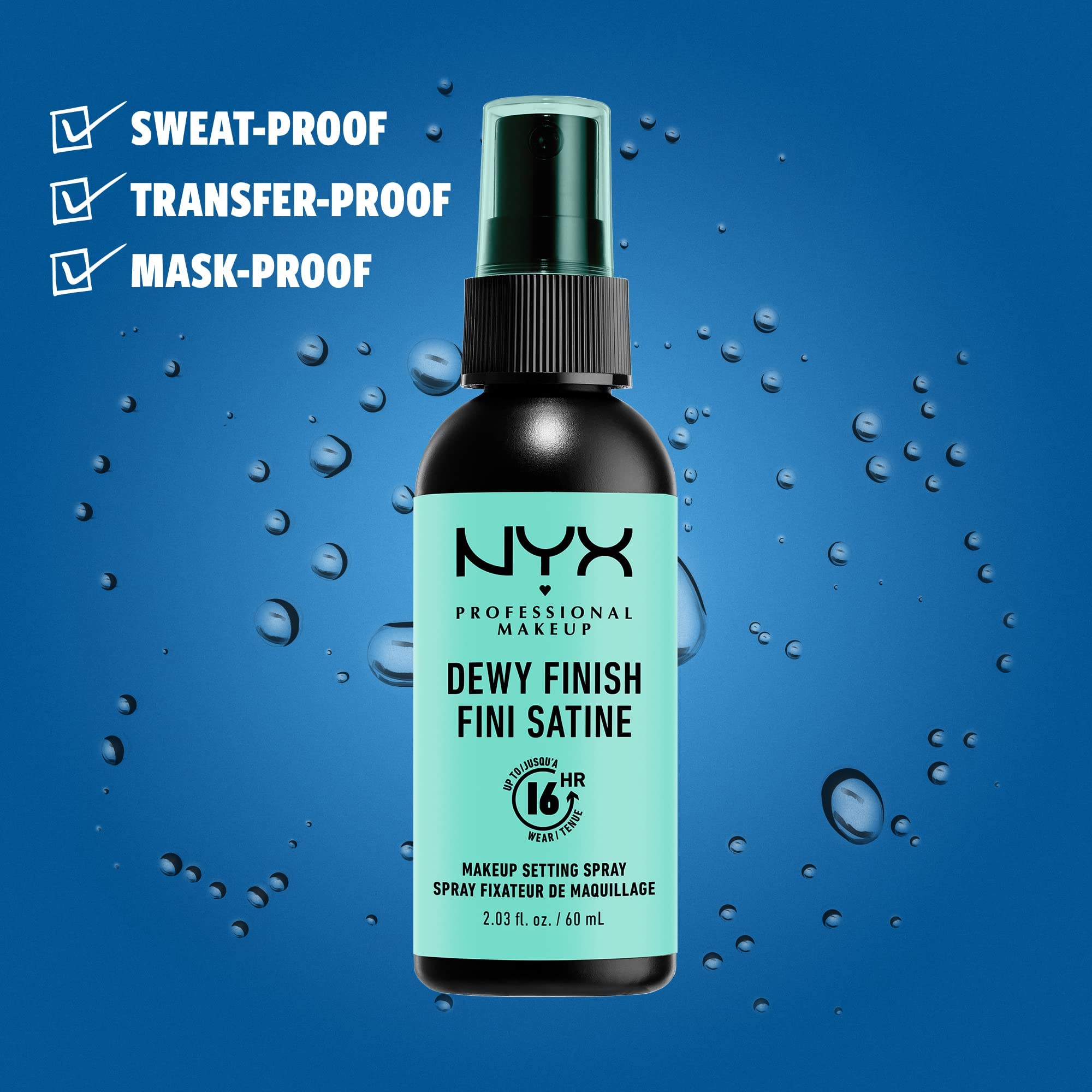 Foto 4 pulgar | Spray Fijador De Maquillaje Nyx Professional Makeup Dewy Finish - Venta Internacional.