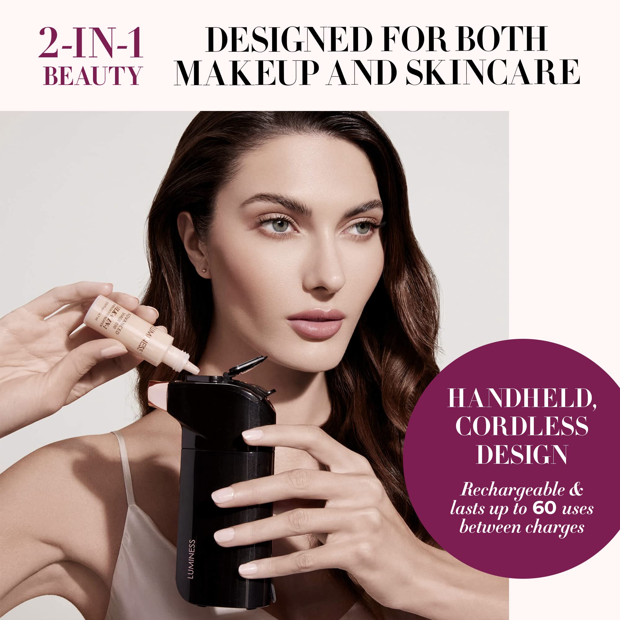 Foto 4 pulgar | Sistema De Maquillaje Con Aerógrafo Luminess Breeze Duo Con Kit De 9 Piezas - Venta Internacional.