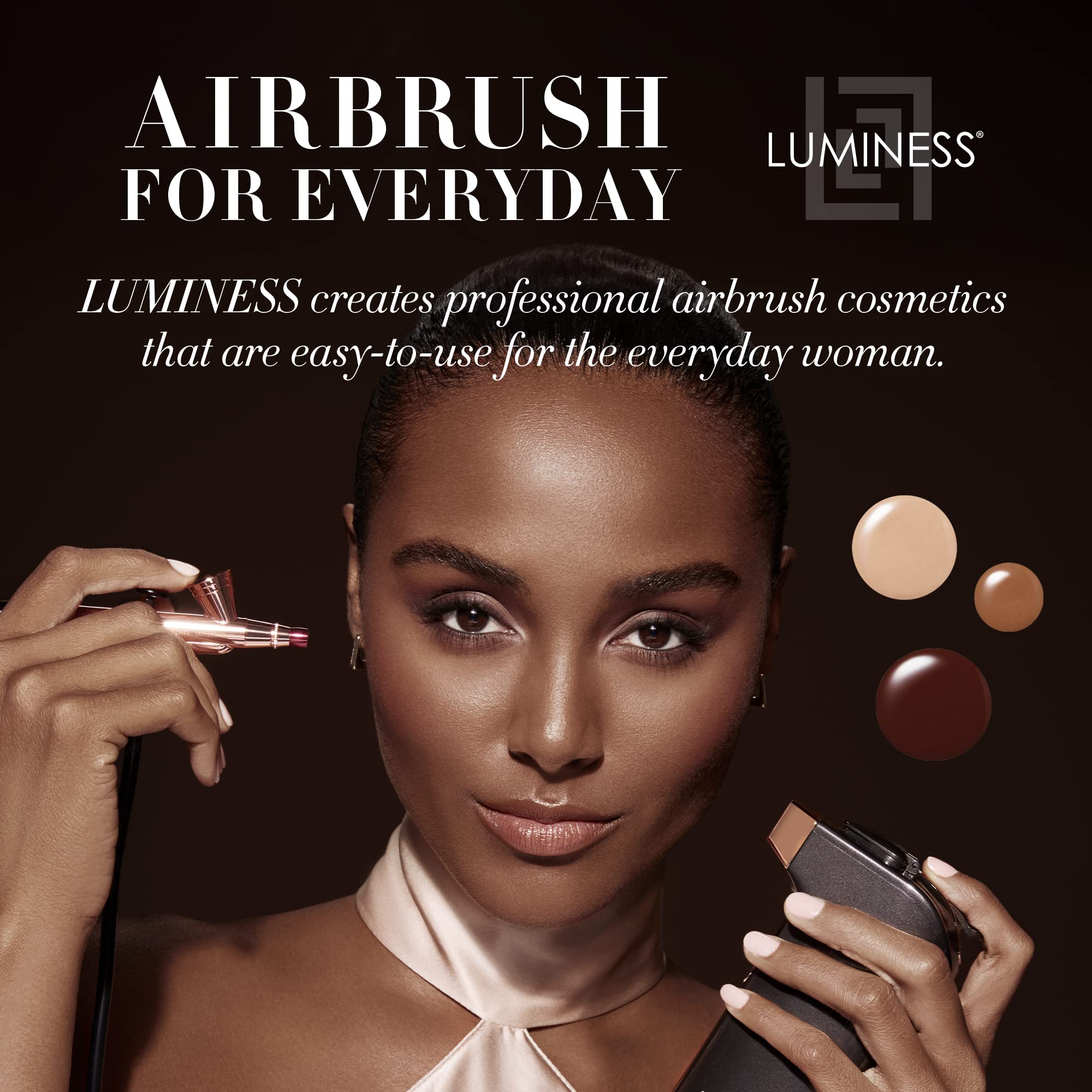 Foto 7 | Sistema De Maquillaje Con Aerógrafo Luminess Breeze Duo Con Kit De 9 Piezas - Venta Internacional.