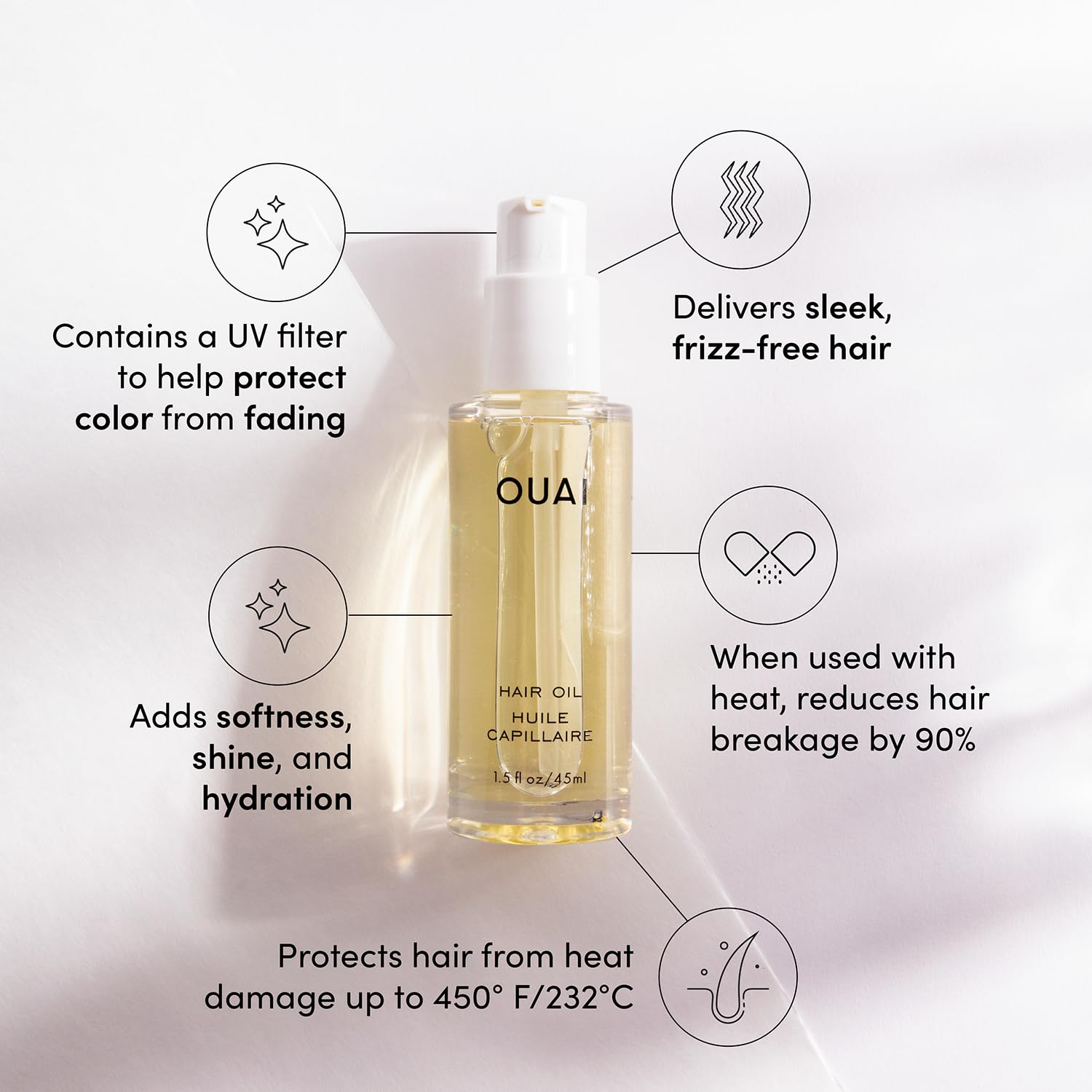 Foto 3 pulgar | Aceite Capilar Ouai Hair Hair Hair Protector Frizz Control 13ml - Venta Internacional.