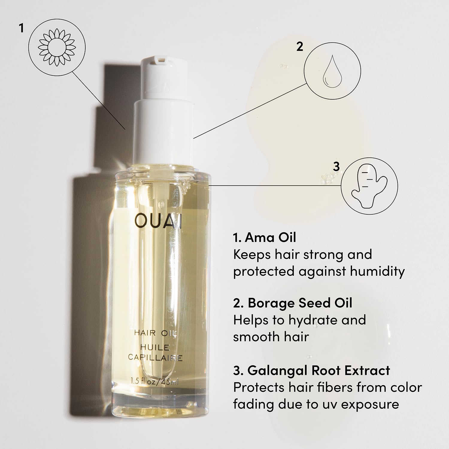 Foto 4 pulgar | Aceite Capilar Ouai Hair Hair Hair Protector Frizz Control 13ml - Venta Internacional.