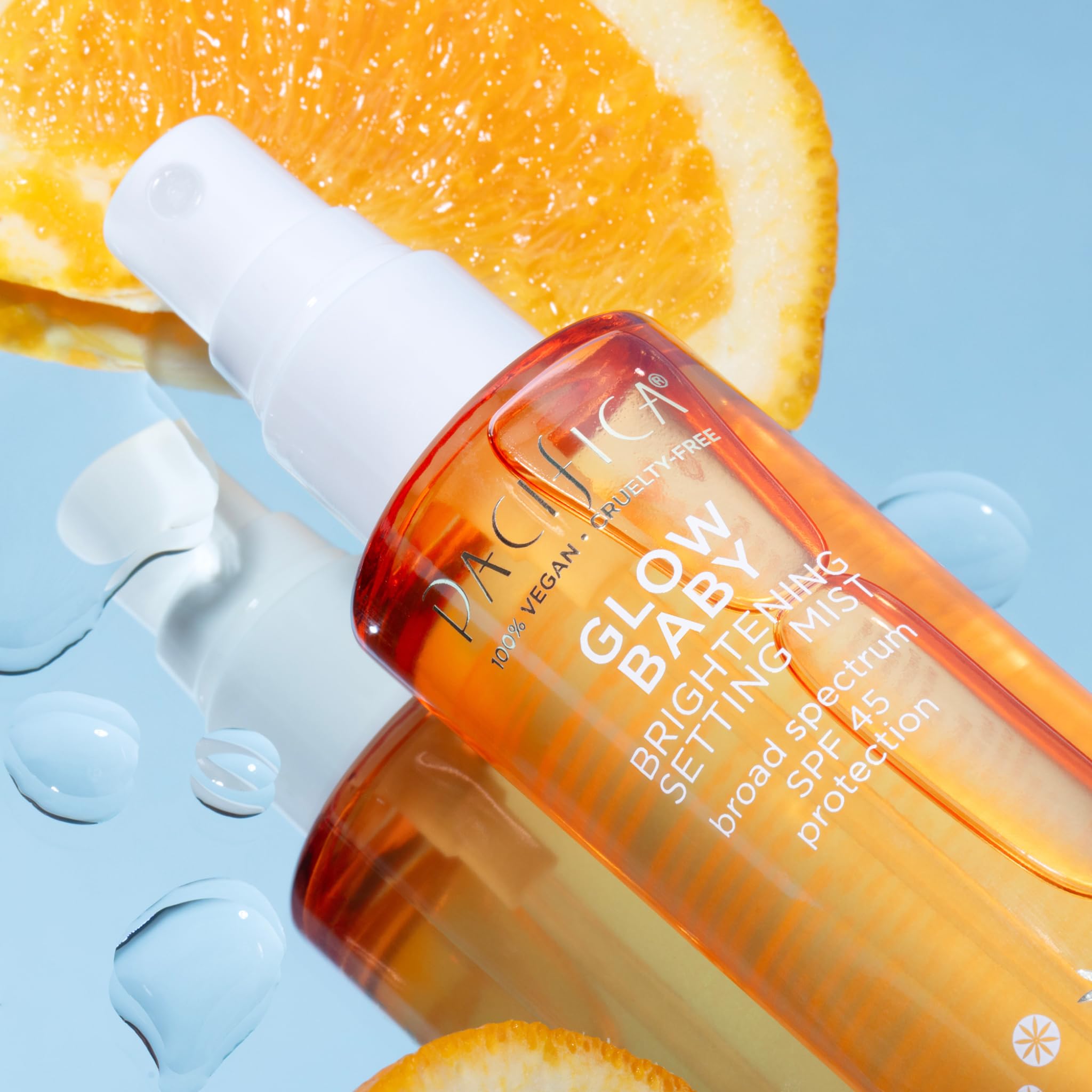Foto 6 pulgar | Set De Cuidado De La Piel Pacifica Beauty Glow Baby Con Bruma Fijadora Y Spf45 - Venta Internacional.