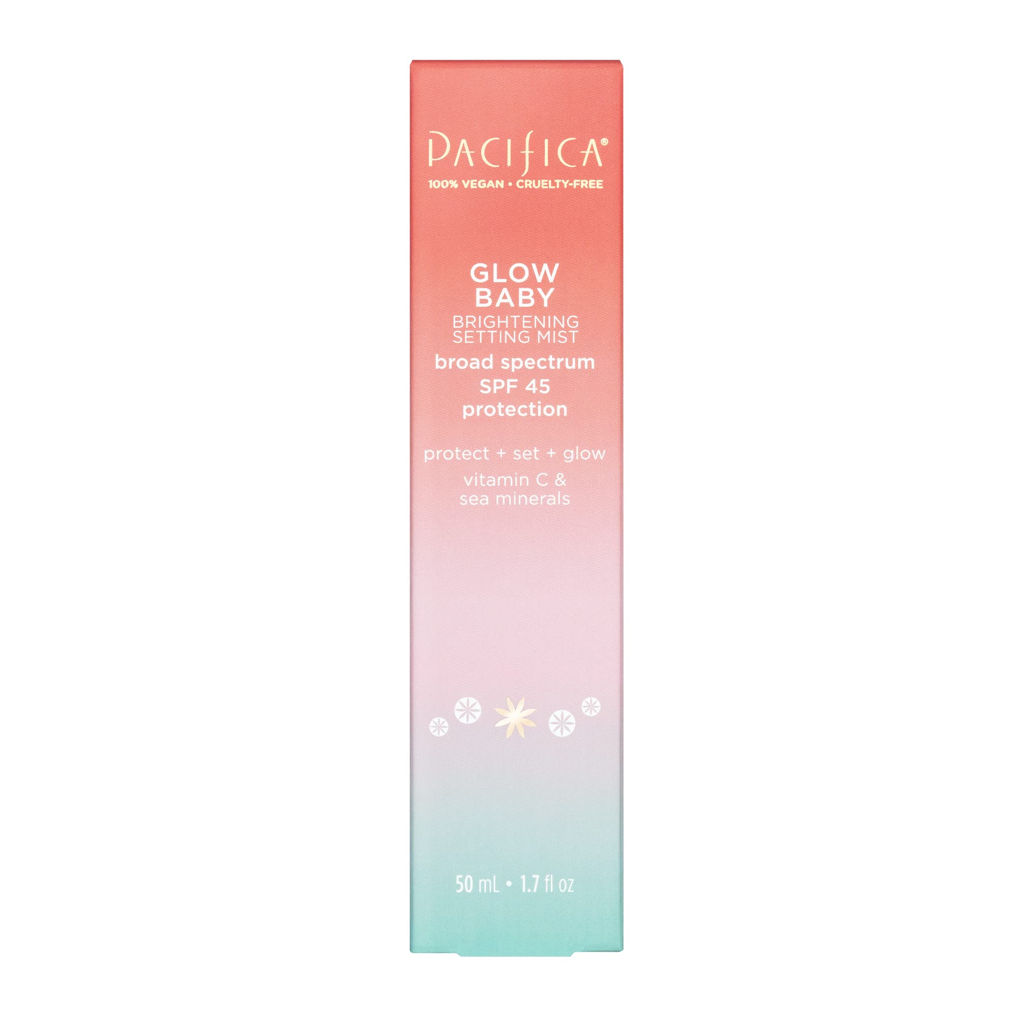 Foto 8 pulgar | Set De Cuidado De La Piel Pacifica Beauty Glow Baby Con Bruma Fijadora Y Spf45 - Venta Internacional.