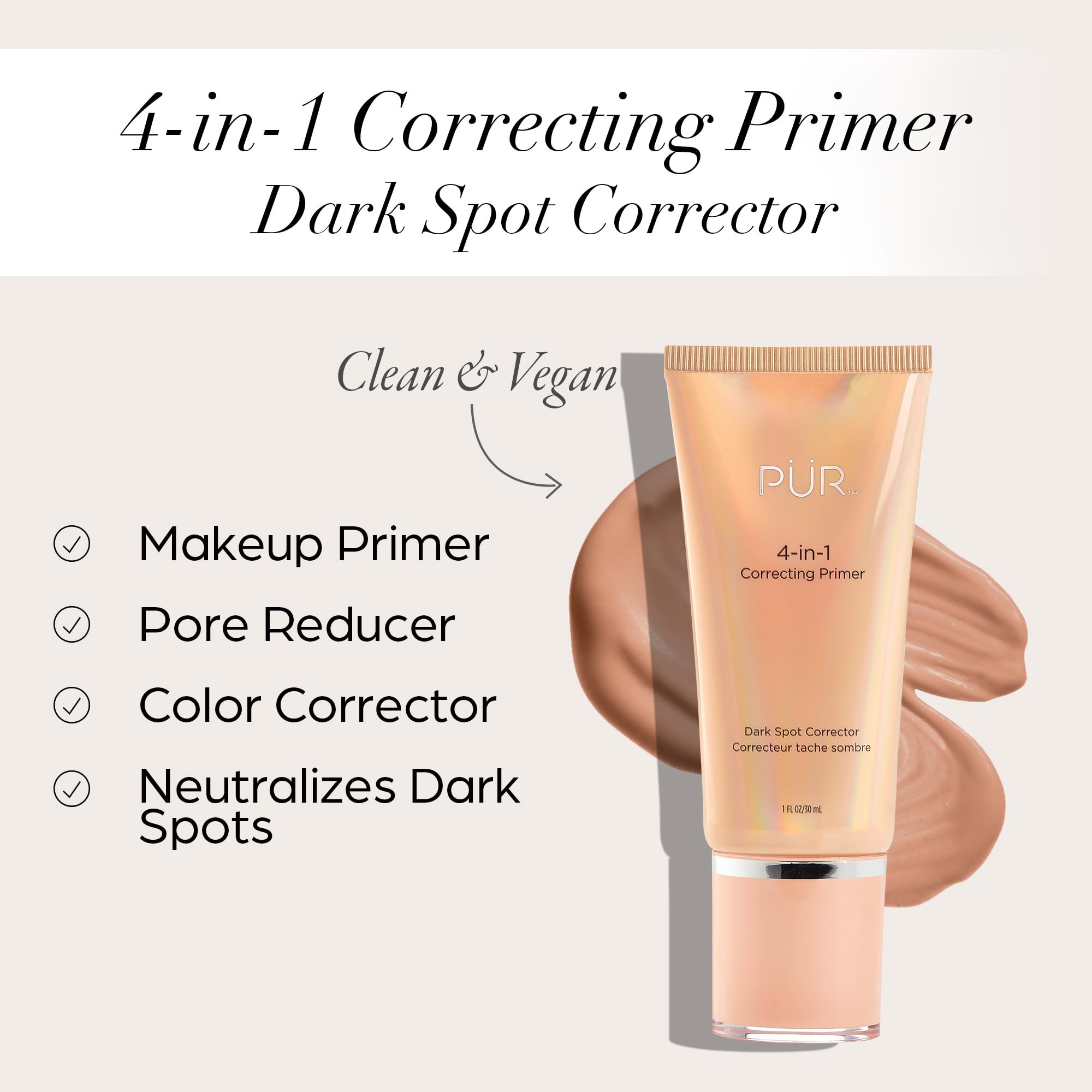 Foto 3 pulgar | Primer Pur Beauty 4 En 1, Corrector De Manchas Oscuras, 30 Ml - Venta Internacional.