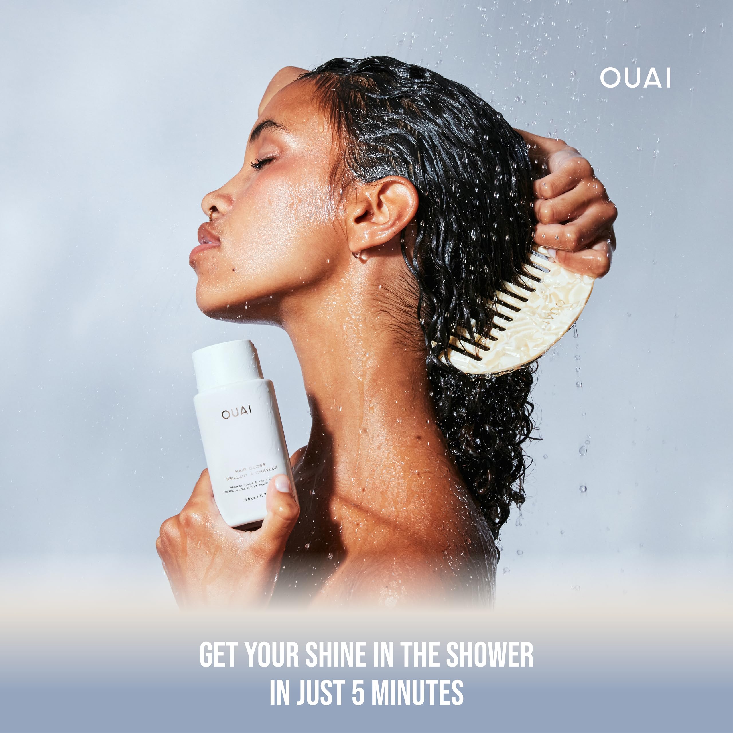 Foto 7 pulgar | Tratamiento Brillante Para La Ducha Ouai Hair Gloss, 180 Ml, Con Hialurónico - Venta Internacional.
