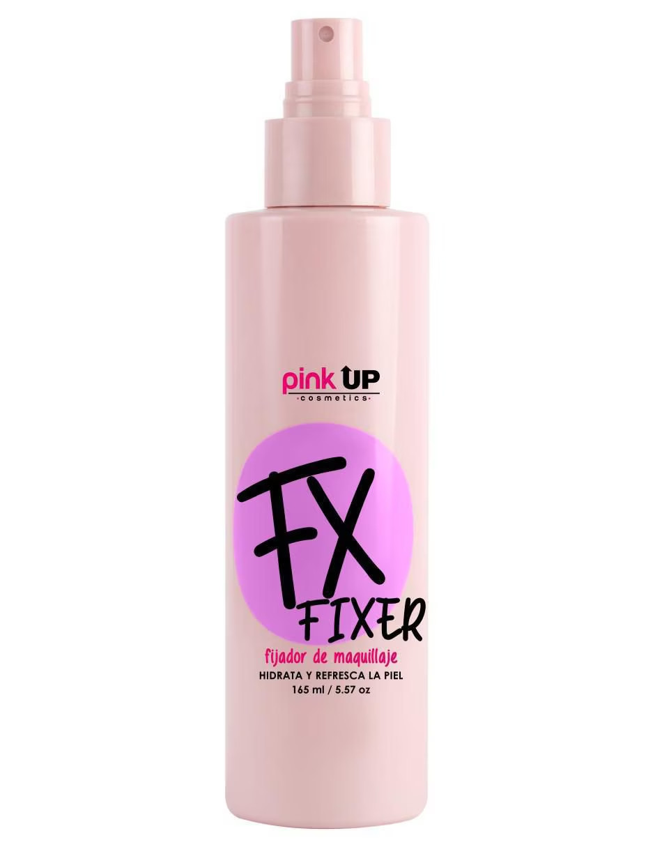 Foto 3 pulgar | Fijador De Maquillaje Pink Up Fx Larga Duración + Termo De Agua Güish